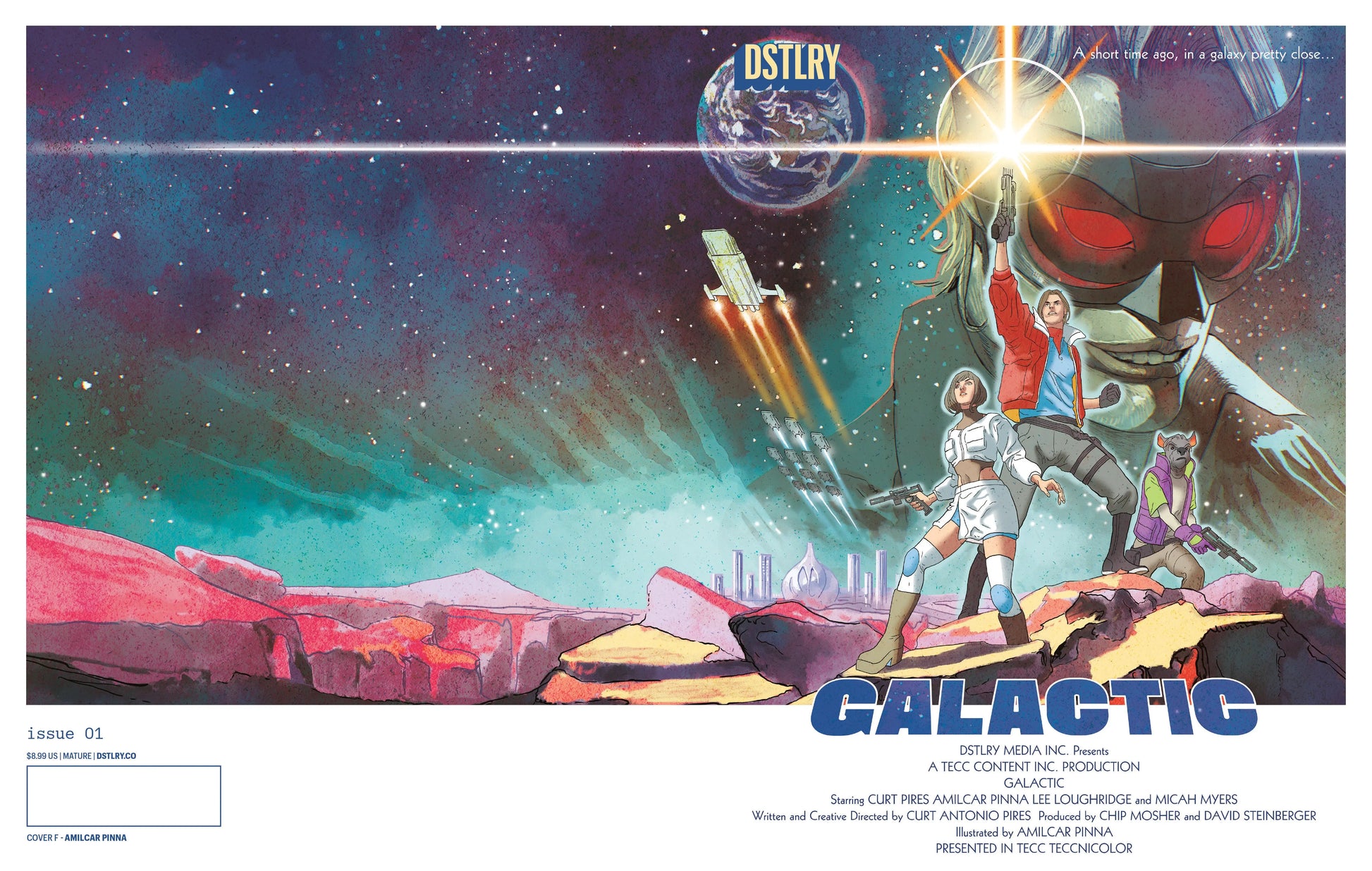 GALACTIC #1 CVR F AMILCAR PINNA HOMAGE VARIANT DSTLRY