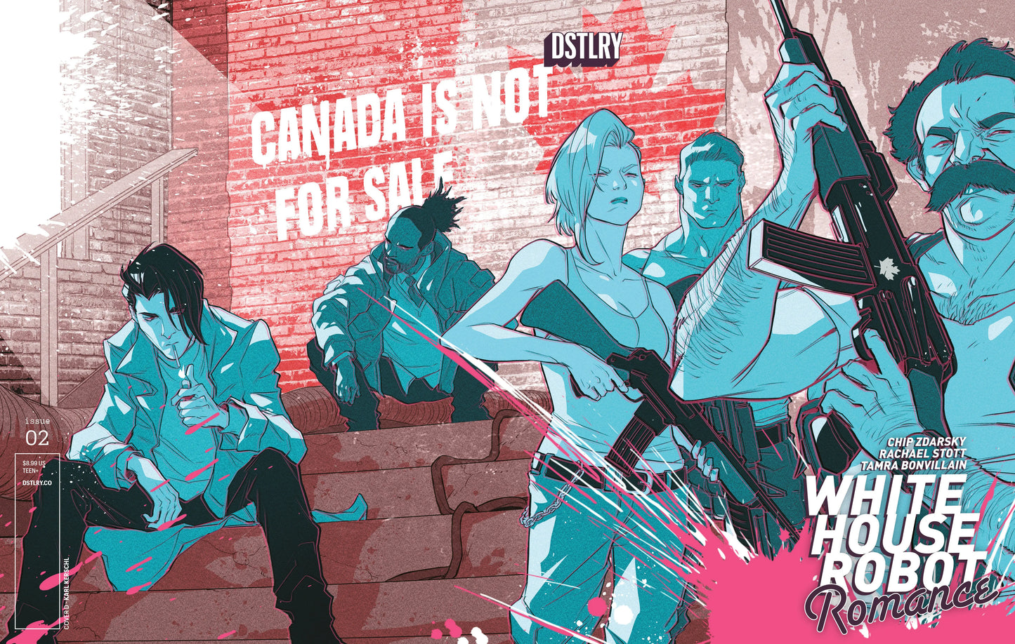 WHITE HOUSE ROBOT ROMANCE #2 CVR D KARL KERSCHL VARIANT DSTLRY
