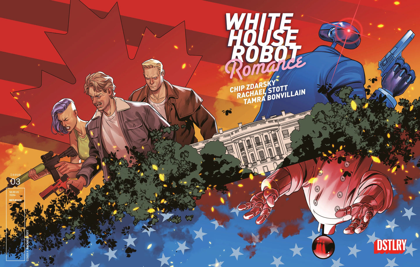 WHITE HOUSE ROBOT ROMANCE #3 CVR A RACHAEL STOTT DSTLRY
