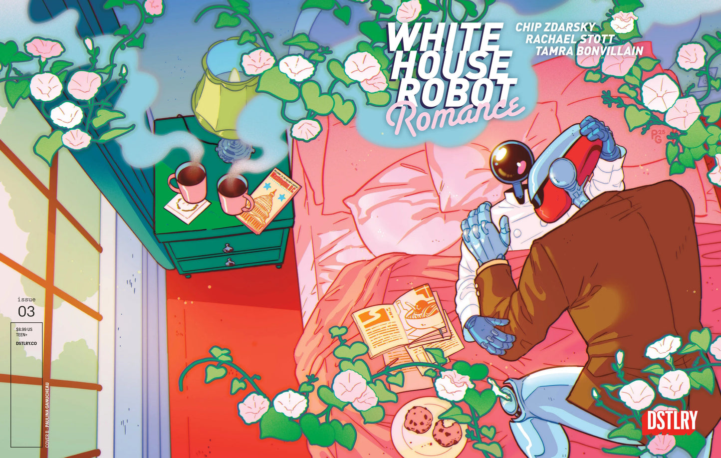 WHITE HOUSE ROBOT ROMANCE #3 CVR B PAULINA GANUCHEAU VARIANT DSTLRY