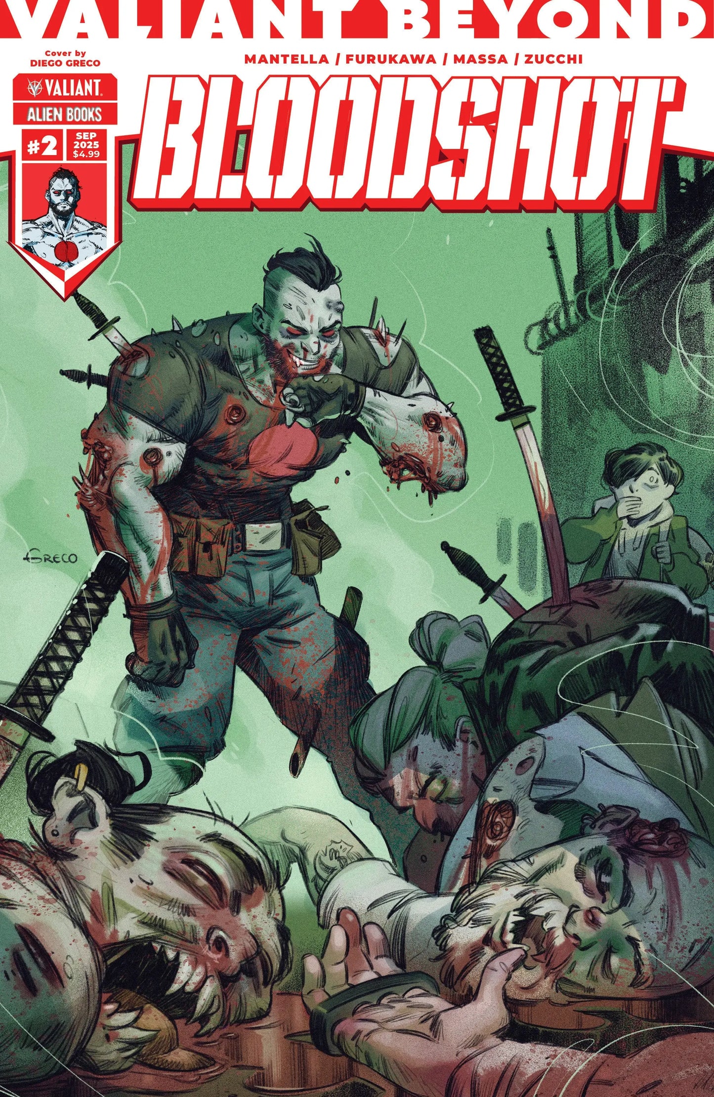 Valiant Beyond: Bloodshot #2 Variant C (Greco) IDW Publishing