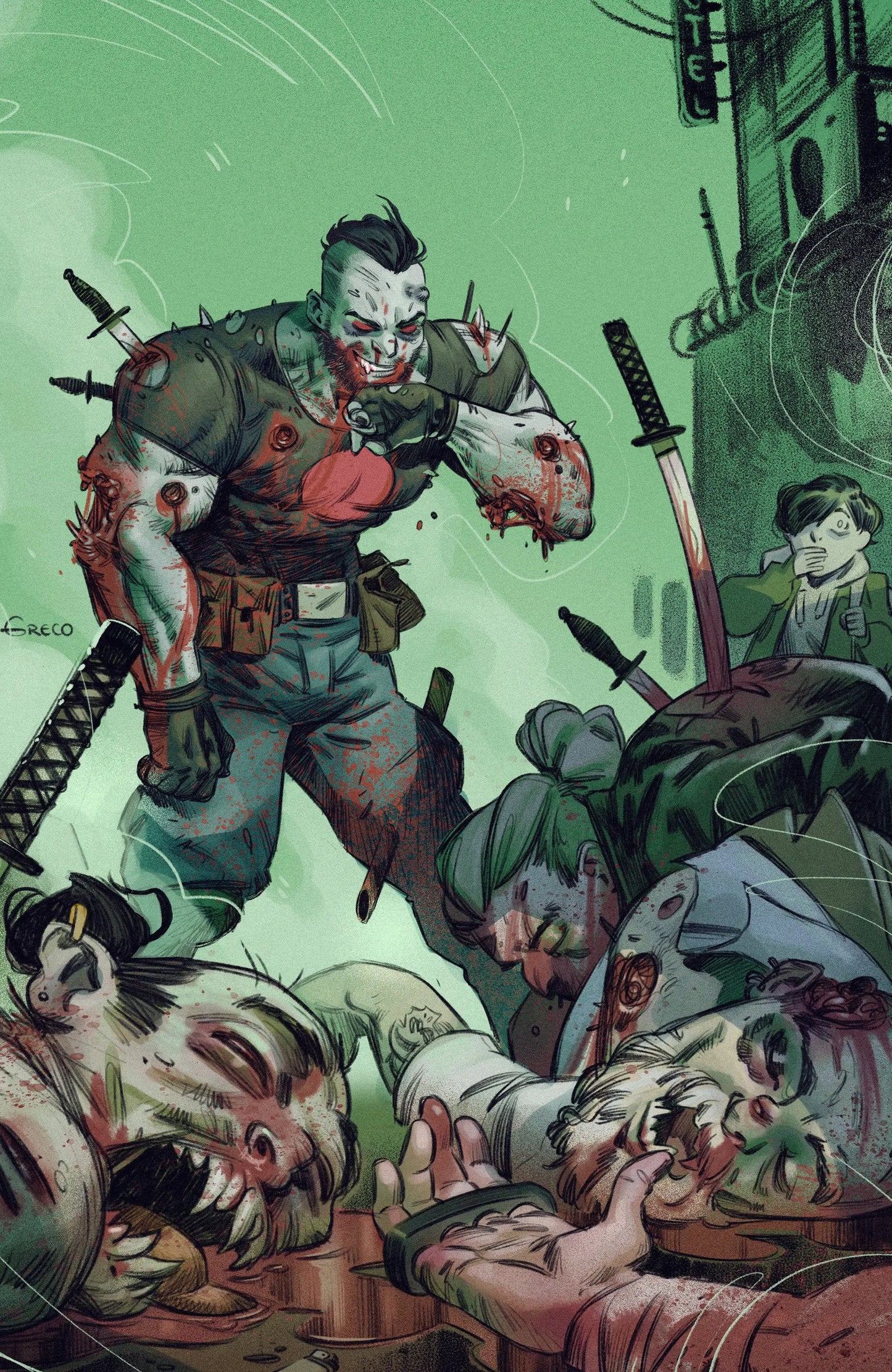 Valiant Beyond: Bloodshot #2 Variant F (Greco Full Art) IDW Publishing