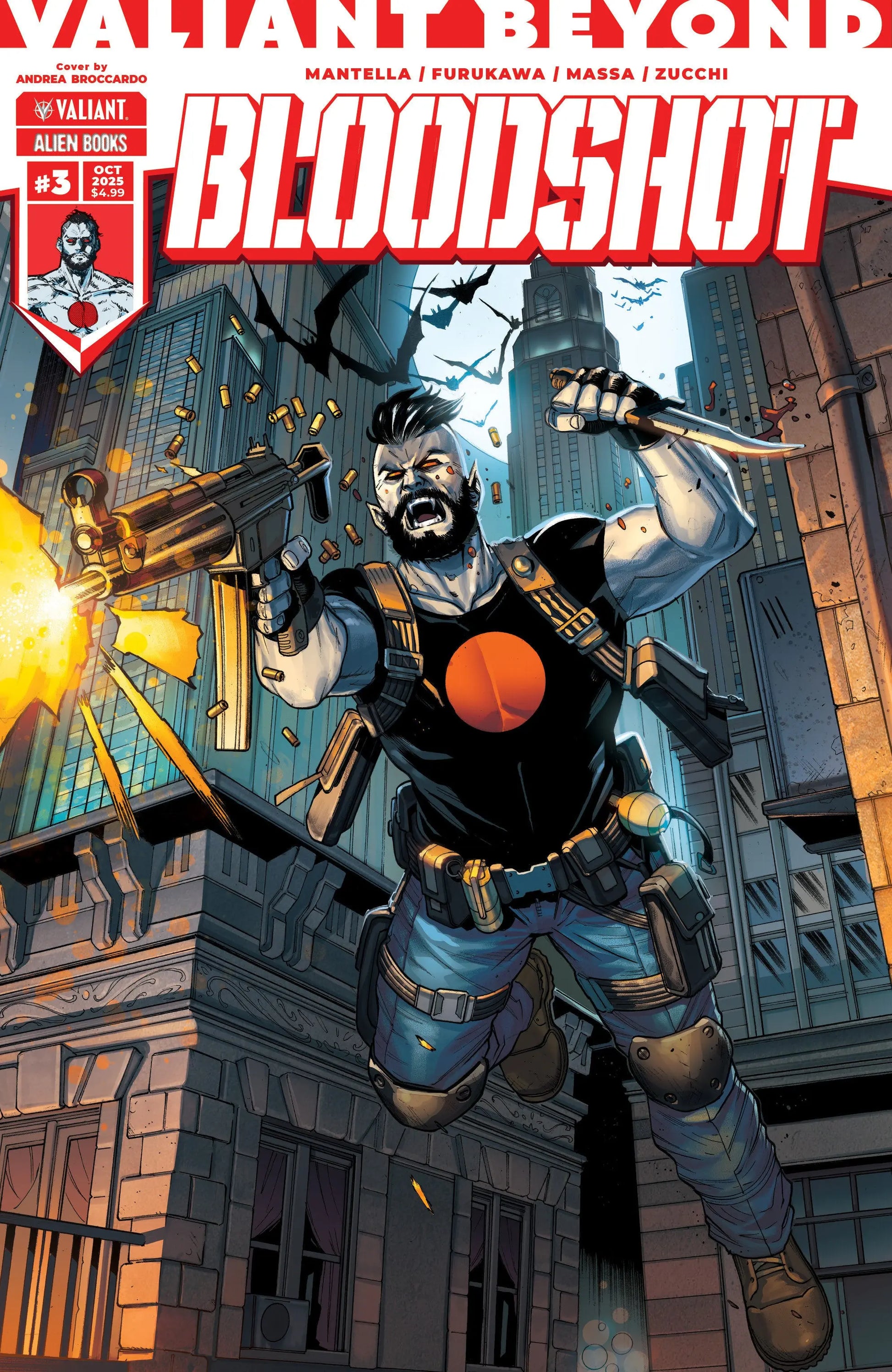 Valiant Beyond: Bloodshot #3 Cover A (Broccardo) IDW Publishing