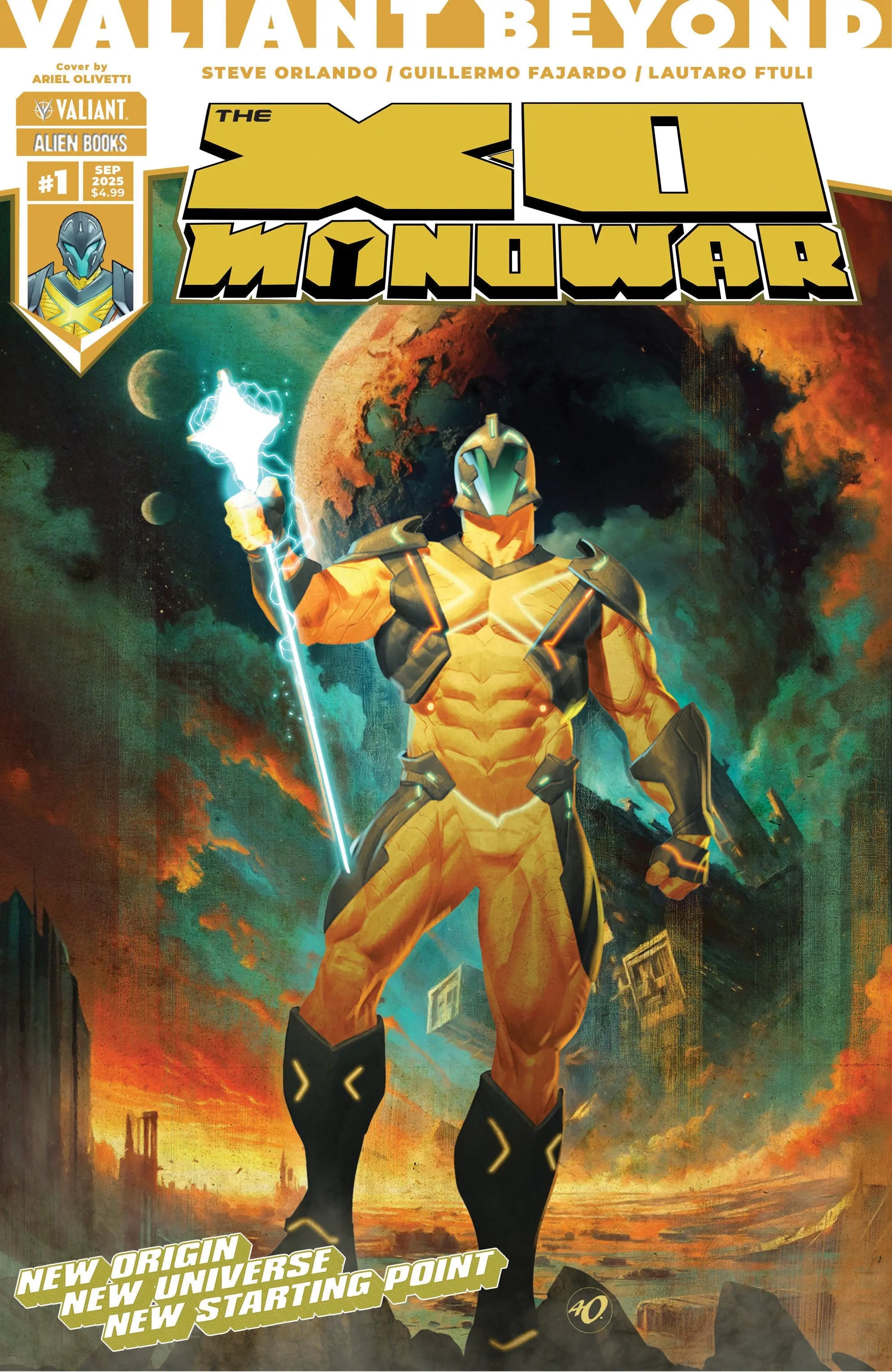 Valiant Beyond: The X-O Manowar #1 Cover A (Olivetti) IDW Publishing