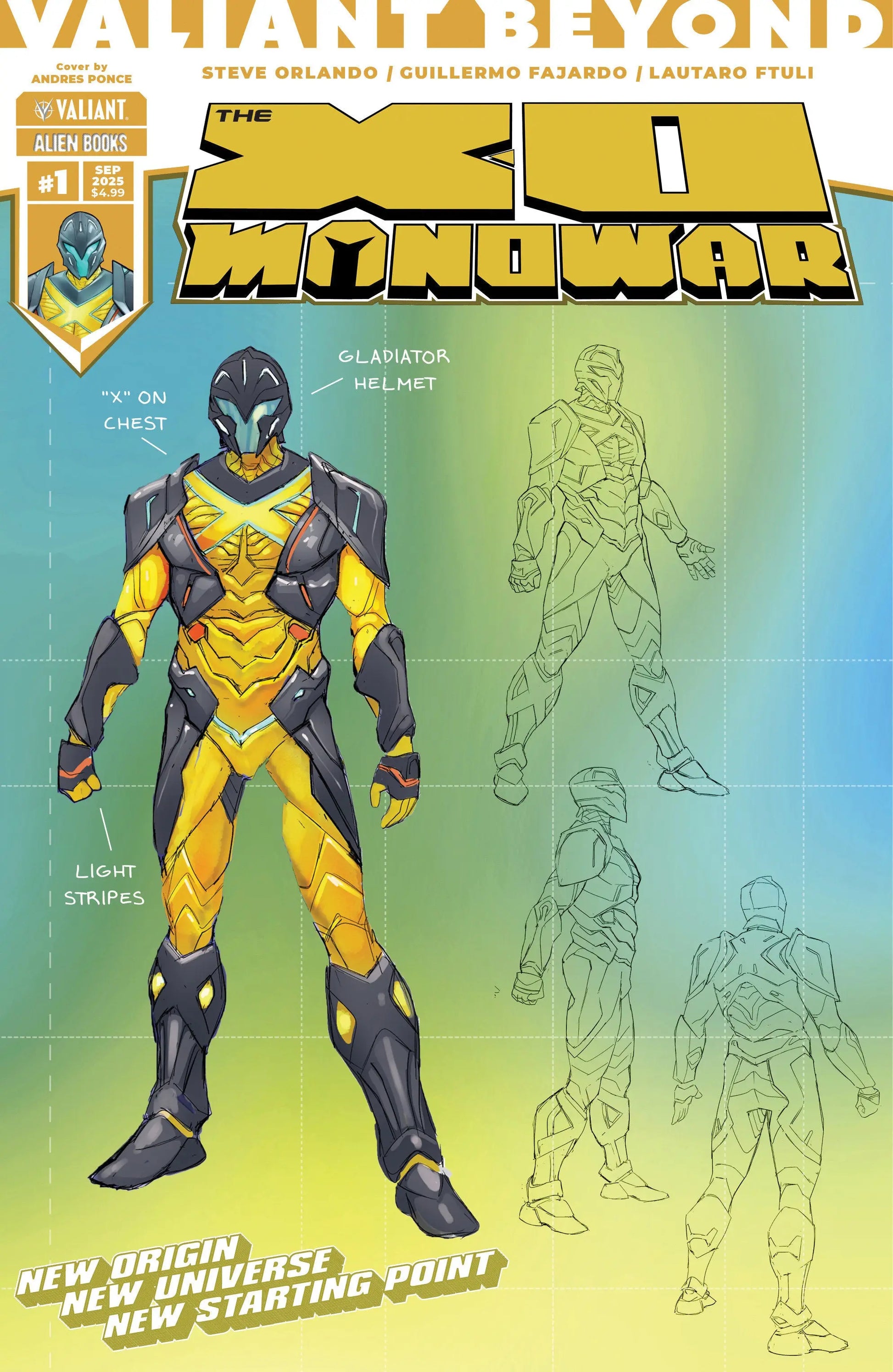 Valiant Beyond: The X-O Manowar #1 Variant D (Ponce Design Variant) IDW Publishing