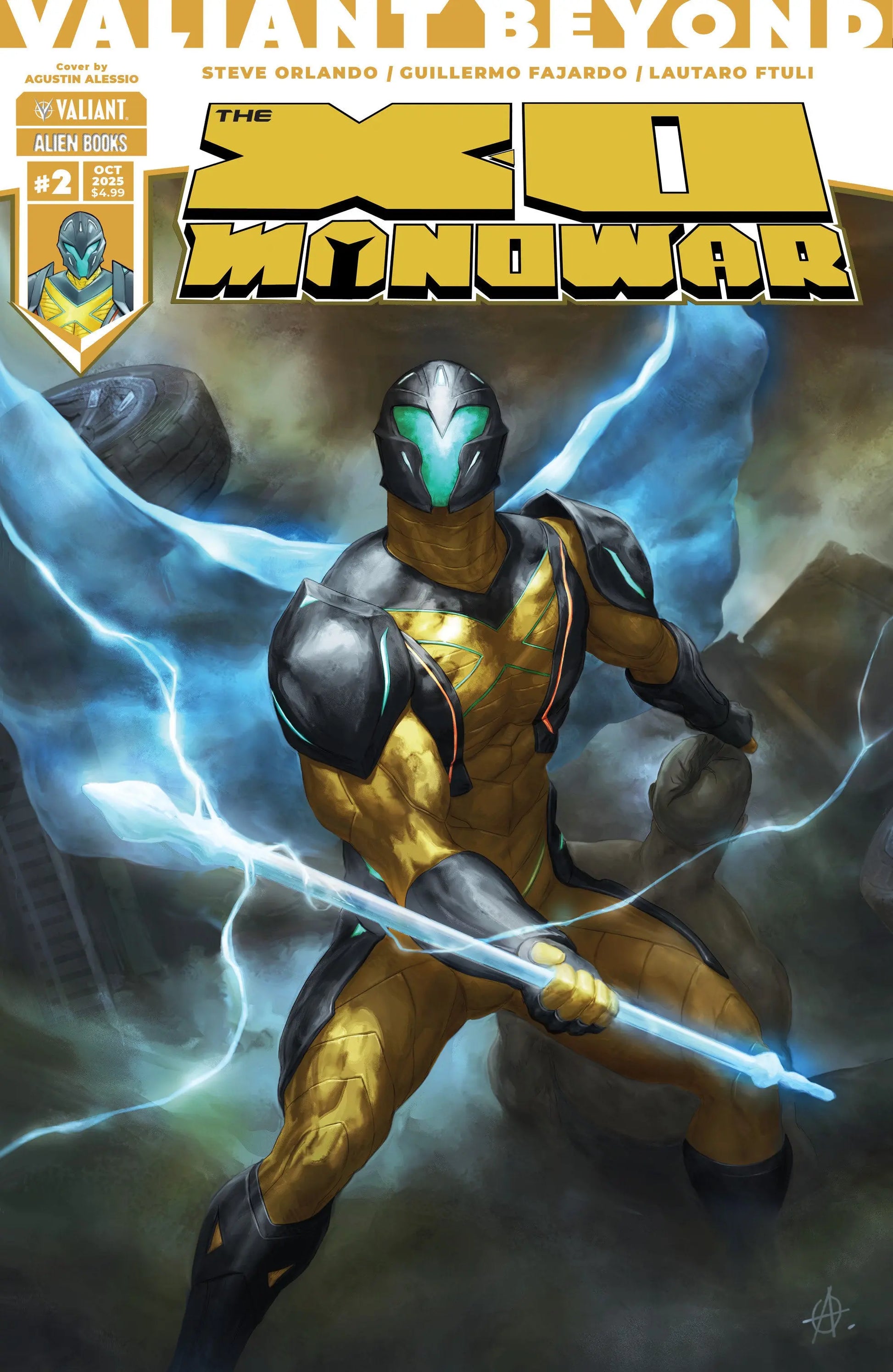 Valiant Beyond: The X-O Manowar #2 Cover A (Alessio) IDW Publishing