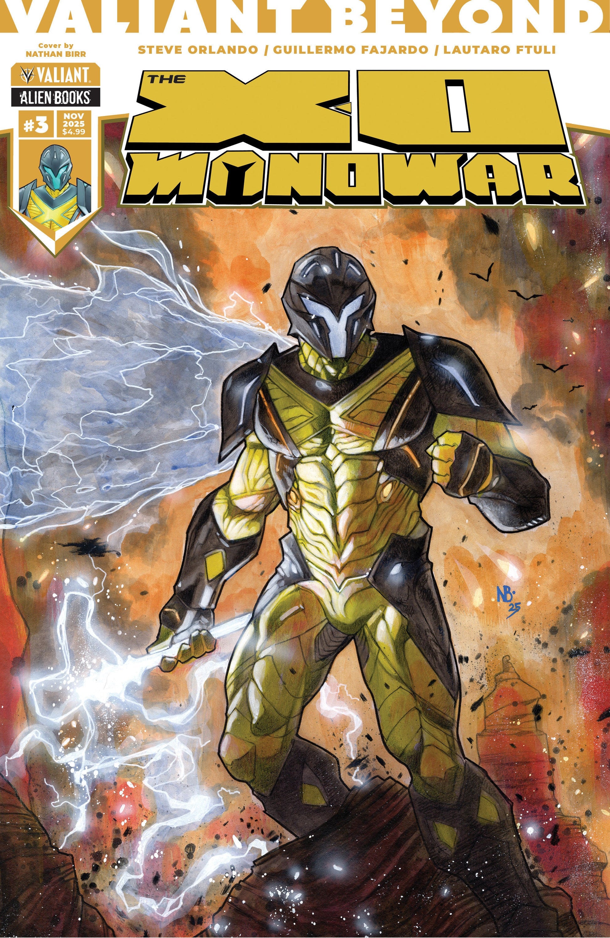 Valiant Beyond: The X-O Manowar #3 Cover A (Birr) IDW Publishing