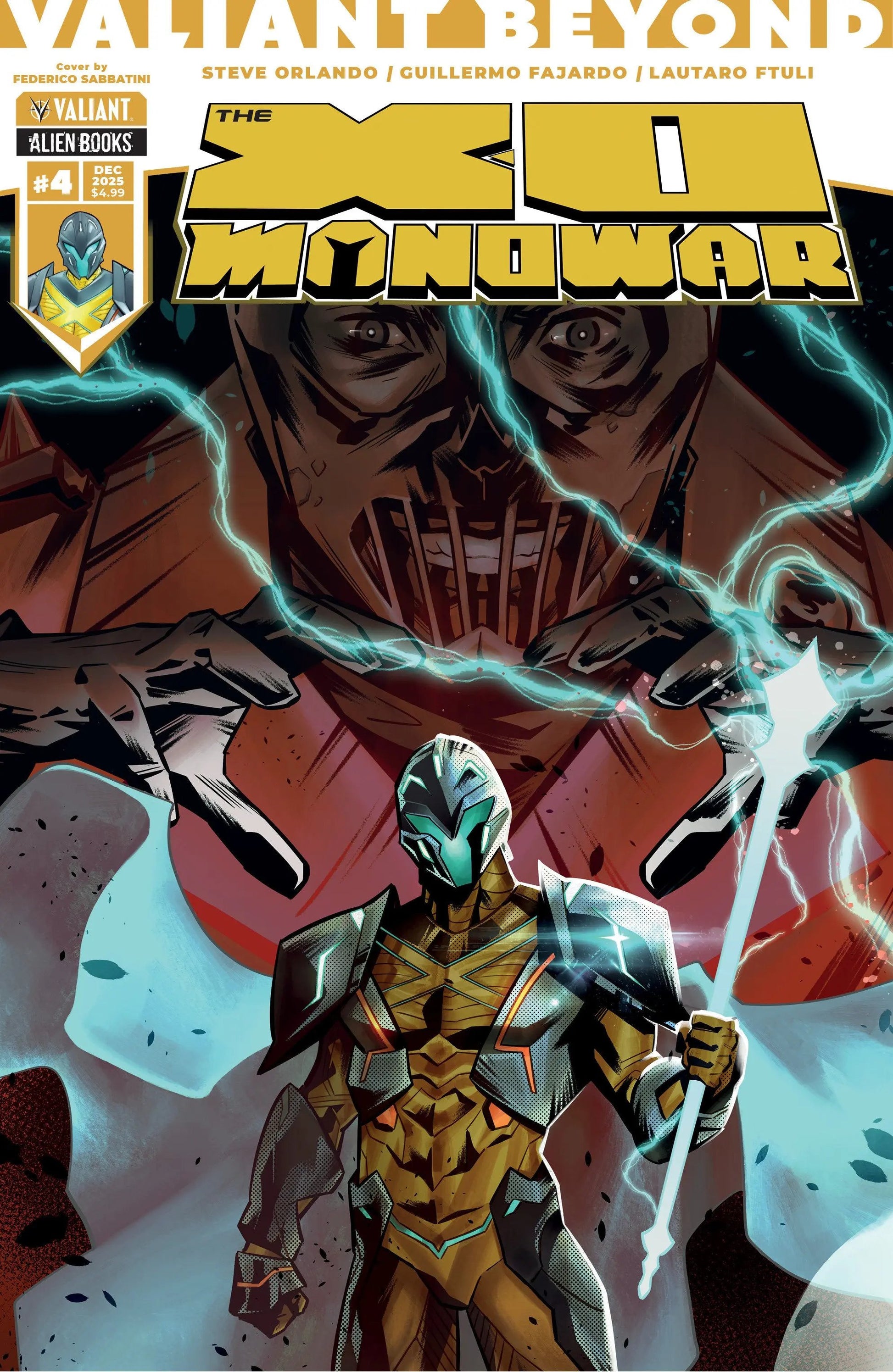 Valiant Beyond: The X-O Manowar #4 Cover A (Sabbatini) IDW Publishing