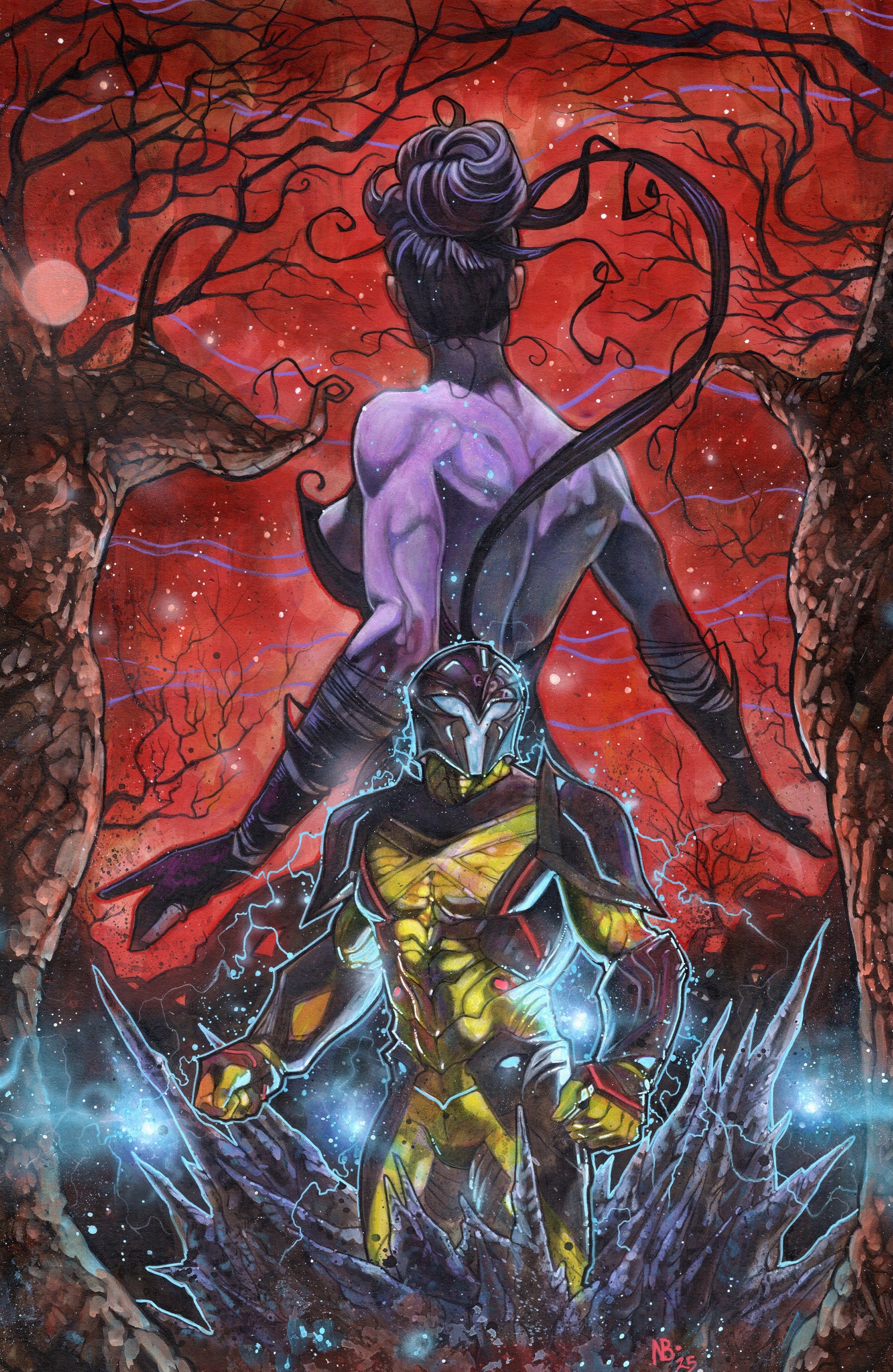 Valiant Beyond: The X-O Manowar #5--The God Hunt #1 Variant D (Birr Full Art) IDW Publishing
