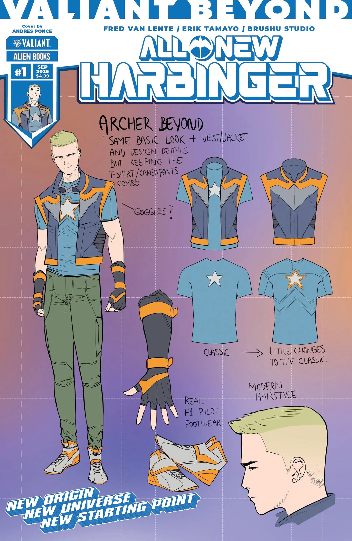 Valiant Beyond: All-New Harbinger #1 Variant D (Ponce Design Variant) IDW Publishing