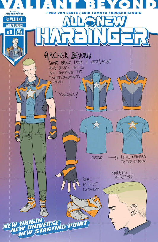 Valiant Beyond: All-New Harbinger #1 Variant D (Ponce Design Variant) IDW Publishing