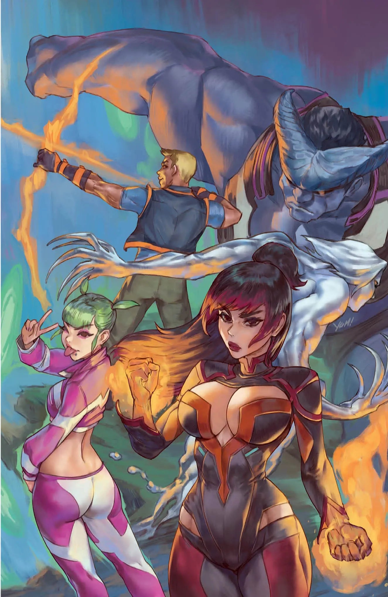 Valiant Beyond: All-New Harbinger #2 Variant D (Curzi Full Art) IDW Publishing