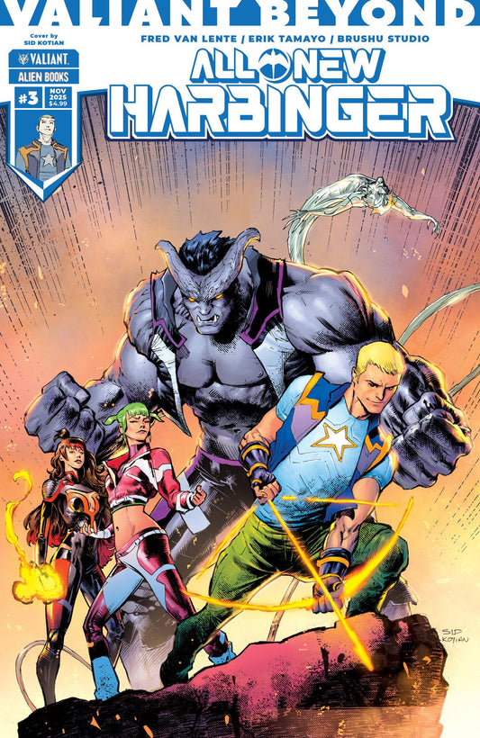 Valiant Beyond: All-New Harbinger #3 Variant B (Kotian) IDW Publishing