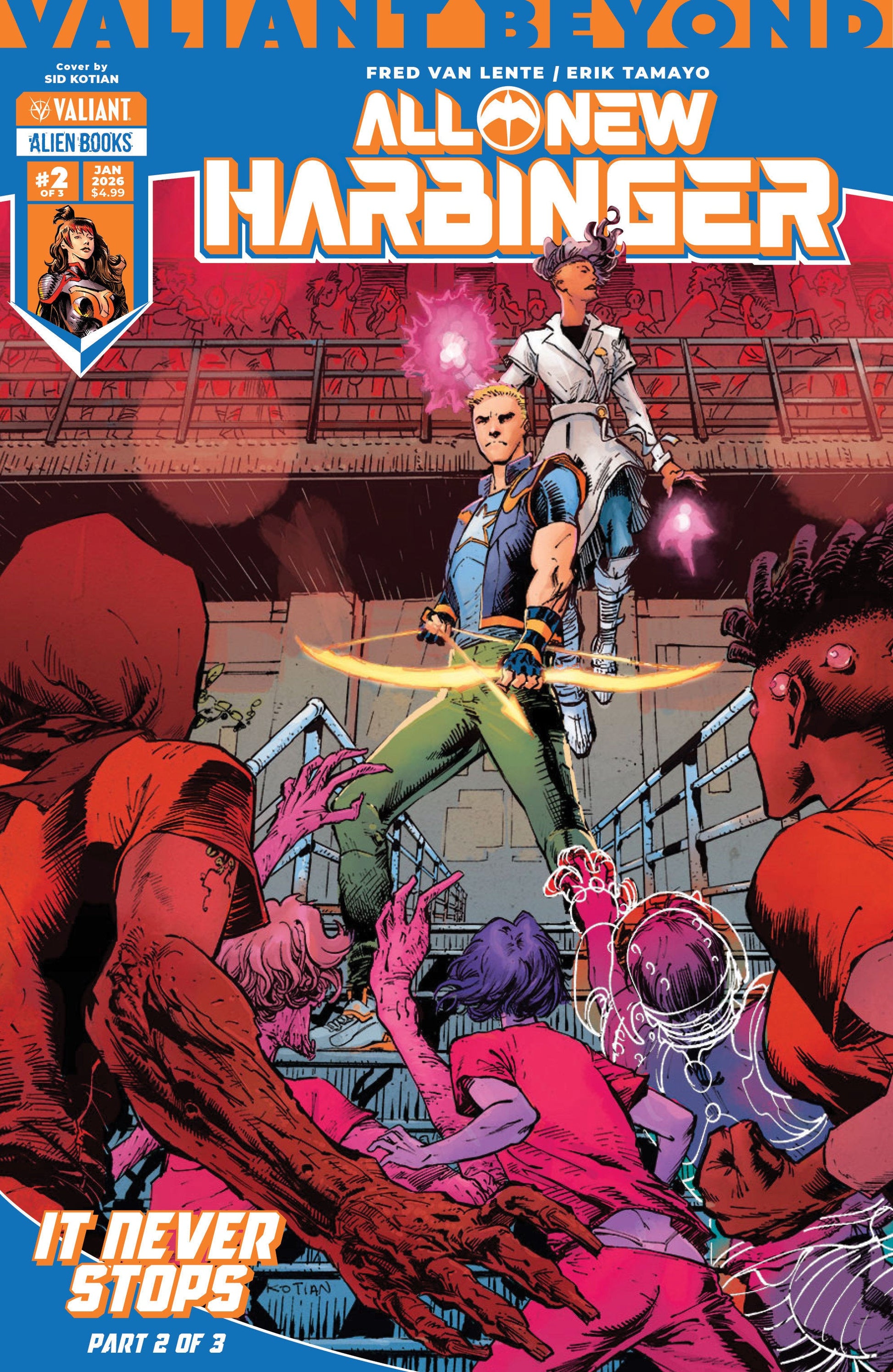 Valiant Beyond: All-New Harbinger #5--It Never Stops #2 Variant B (Kotian) IDW Publishing