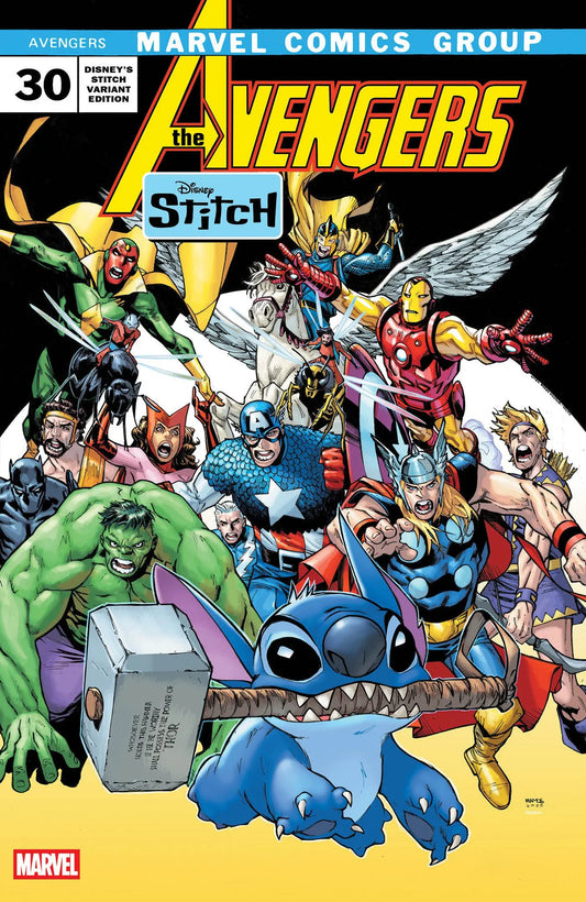 AVENGERS #30 HUMBERTO RAMOS DISNEY STITCH VARIANT Marvel