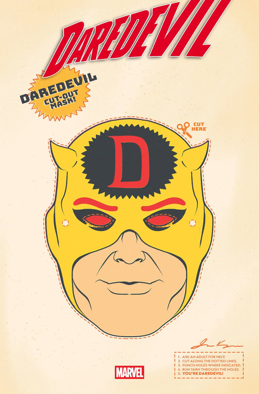 DAREDEVIL #25 RETRO HALLOWEEN MASK VARIANT Marvel