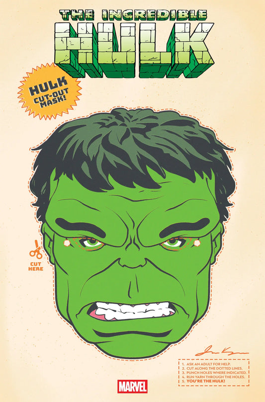 INCREDIBLE HULK #29 RETRO HALLOWEEN MASK VARIANT Marvel