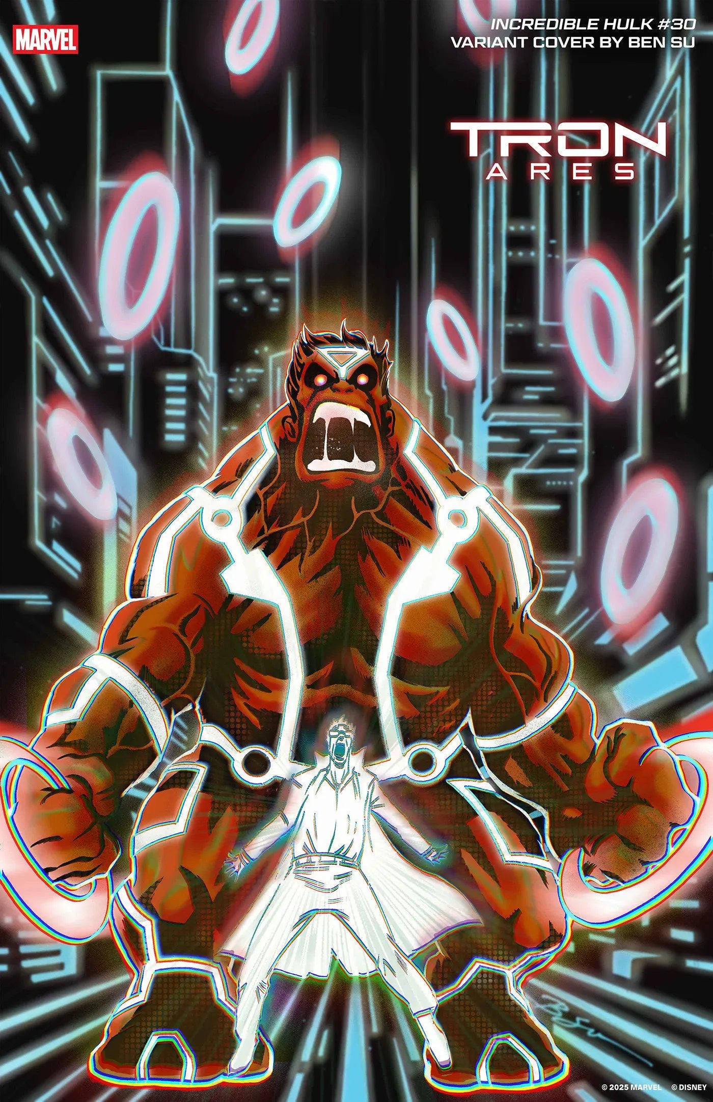 INCREDIBLE HULK #30 BEN SU TRON: ARES VARIANT Marvel