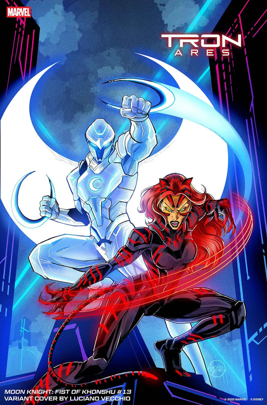 MOON KNIGHT: FIST OF KHONSHU #13 LUCIANO VECCHIO TRON: ARES VARIANT Marvel