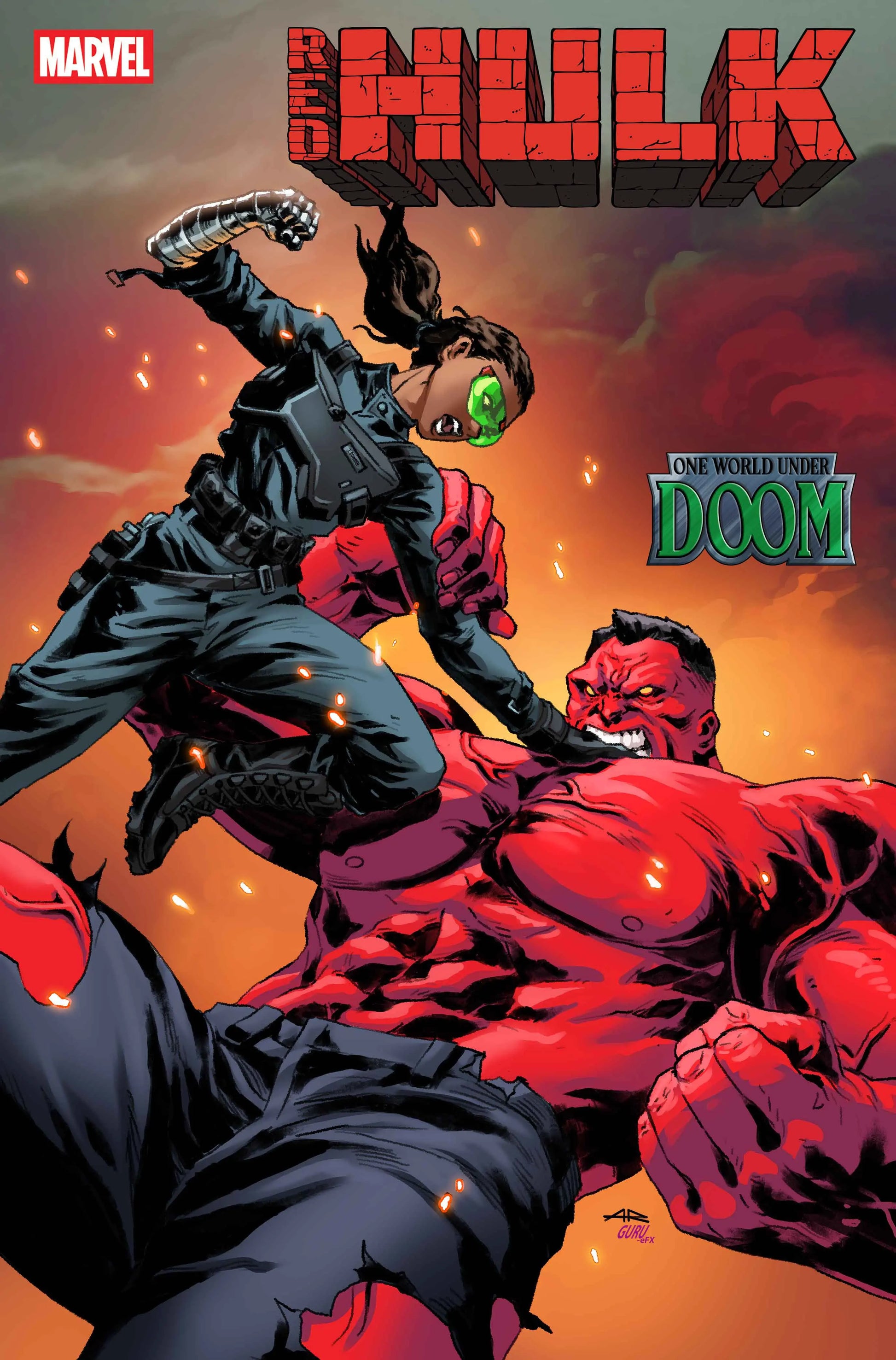 RED HULK #8 ANAND RAMCHERON VARIANT [DOOM] Marvel
