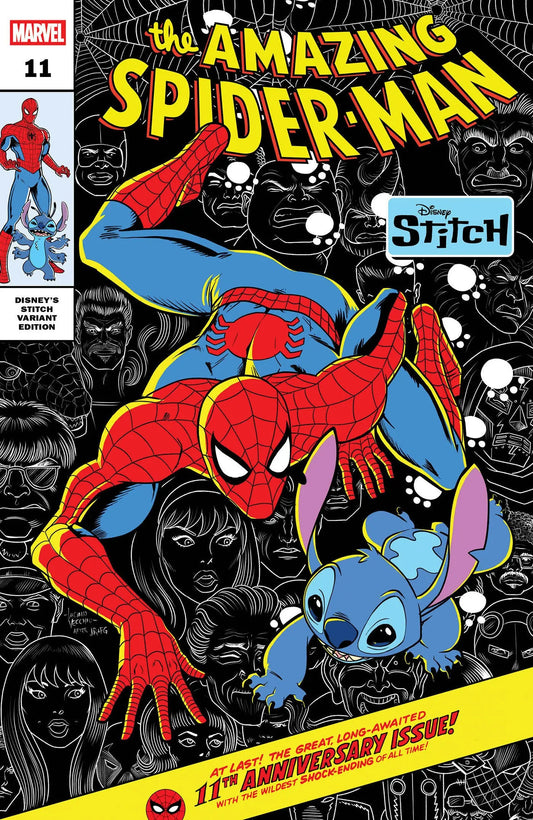 AMAZING SPIDER-MAN #11 LUCIANO VECCHIO DISNEY STITCH VARIANT Marvel