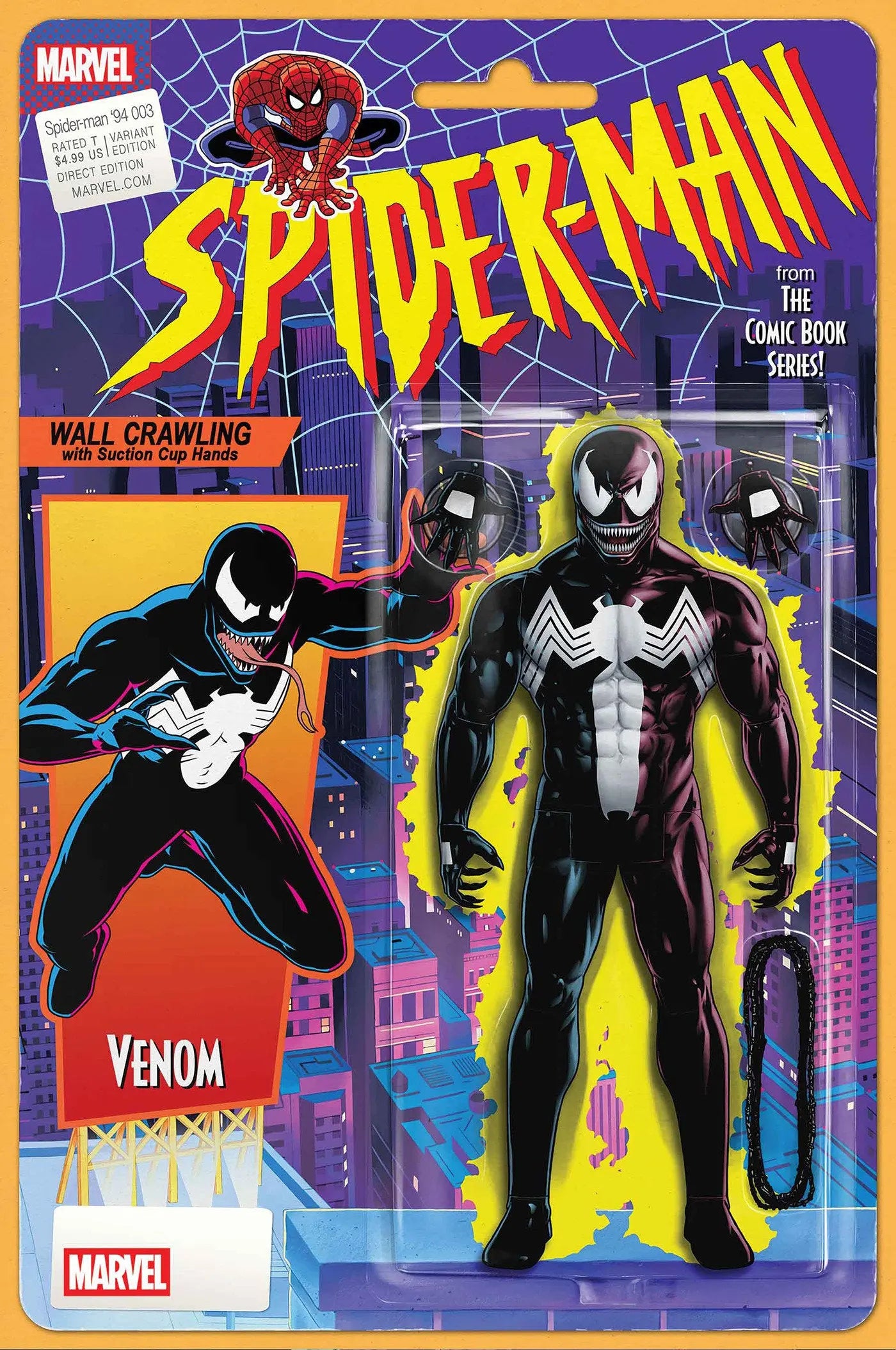 SPIDER-MAN '94 #3 JOHN TYLER CHRISTOPHER ACTION FIGURE VARIANT Marvel