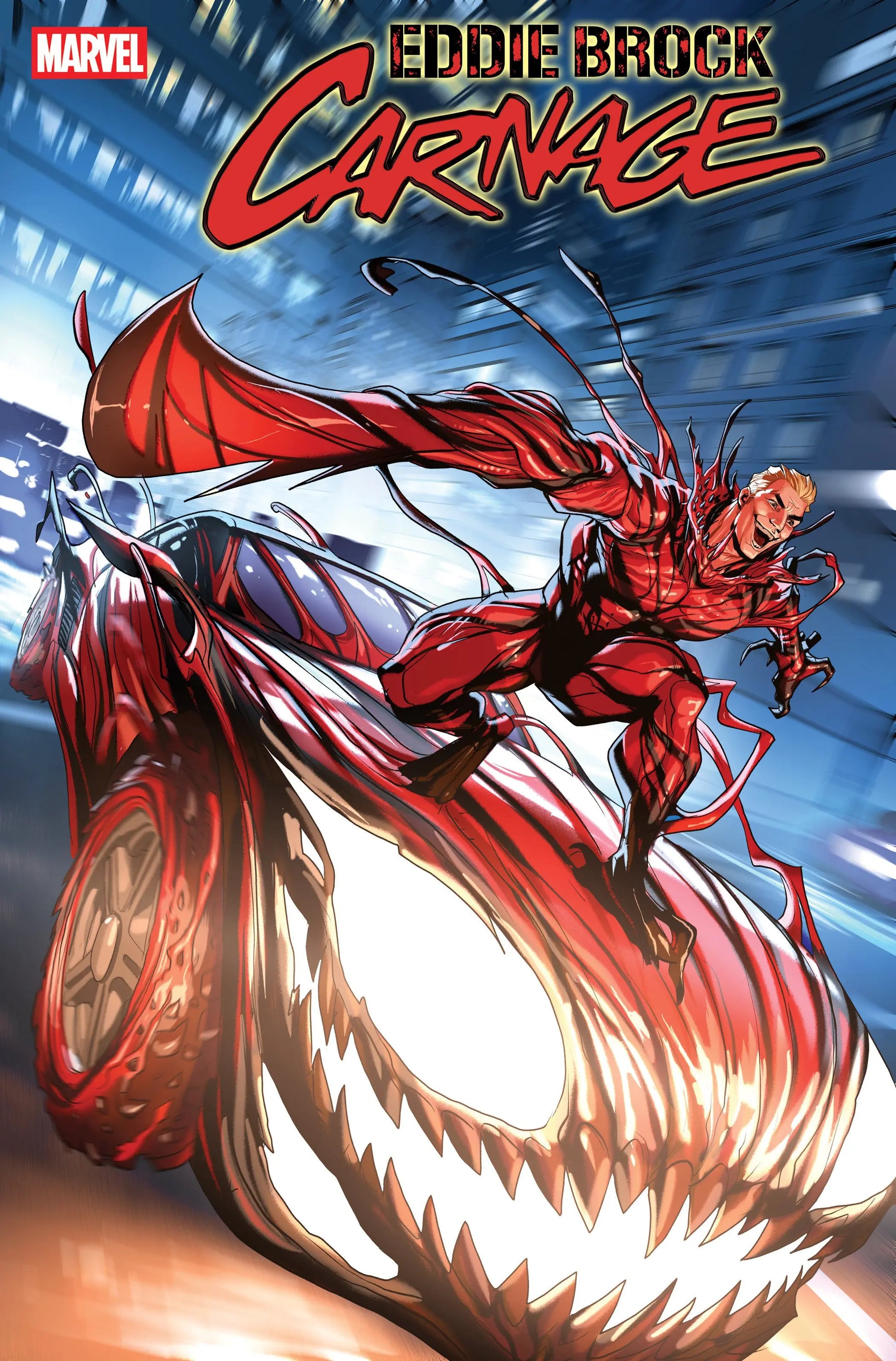 EDDIE BROCK: CARNAGE #8 PETE WOODS INCENTIVE VARIANT 1:25 Marvel