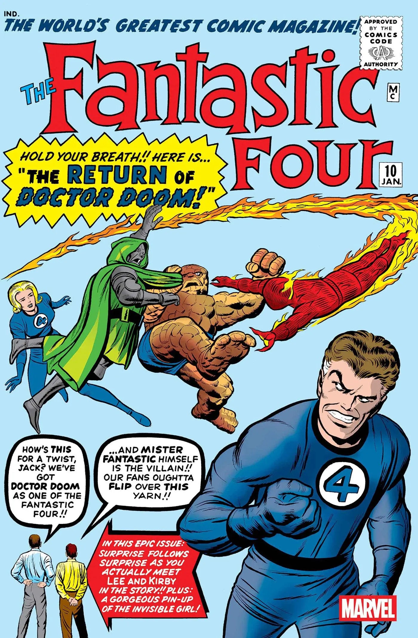FANTASTIC FOUR #10 FACSIMILE EDITION Marvel