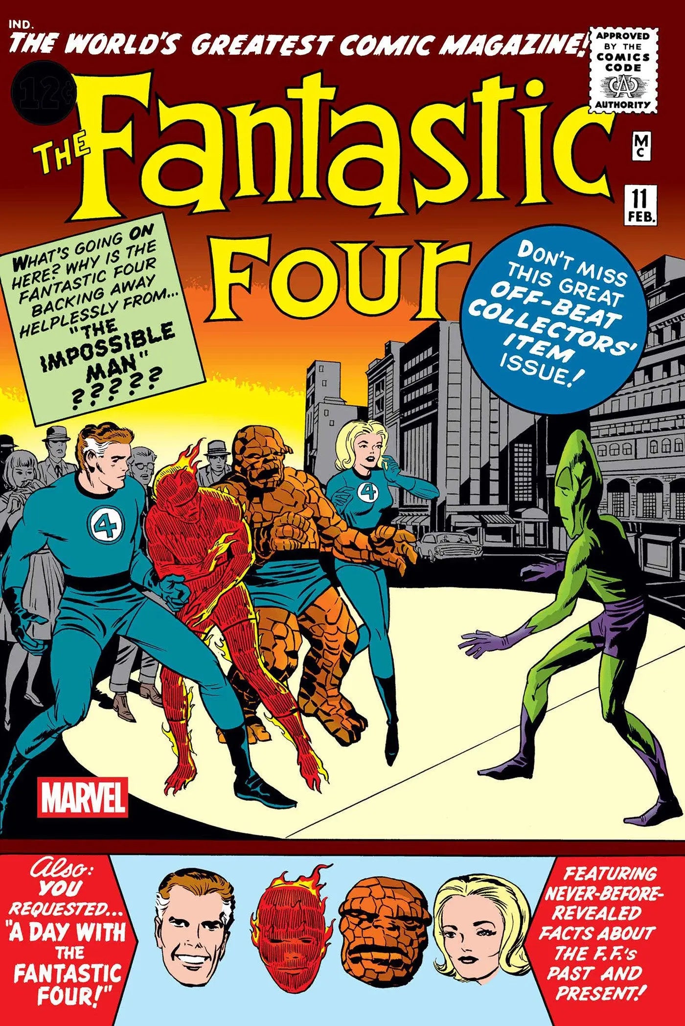 FANTASTIC FOUR #11 FACSIMILE EDITION FOIL VARIANT Marvel