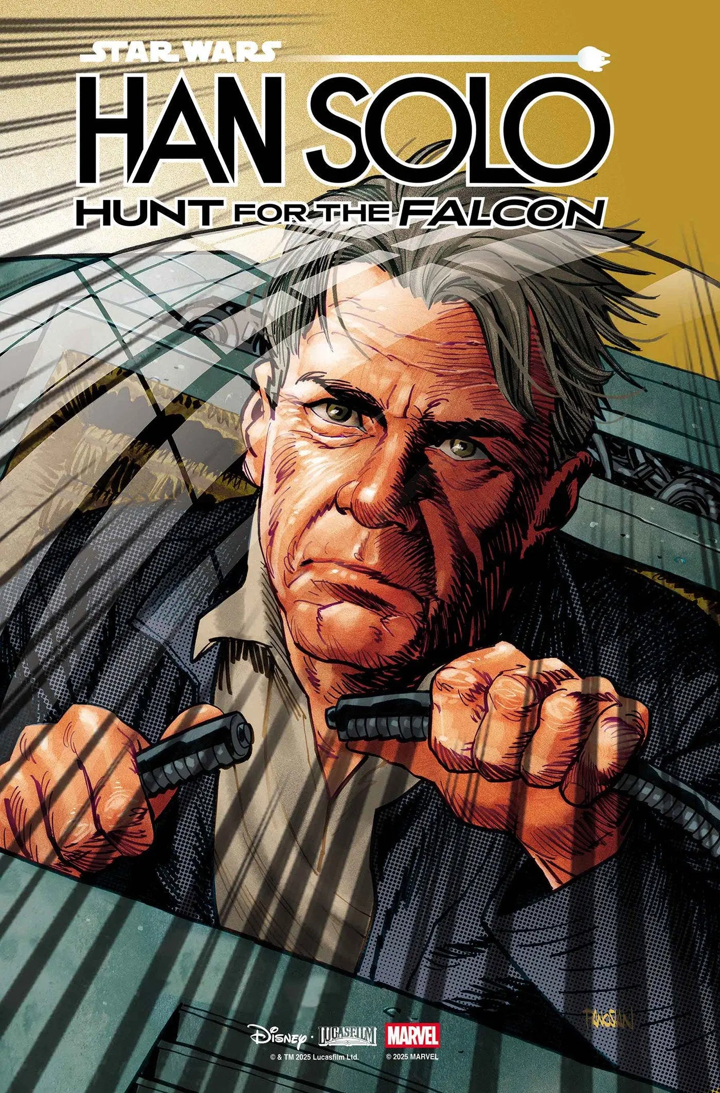 STAR WARS: HAN SOLO - HUNT FOR THE FALCON #1 DAN PANOSIAN VARIANT Marvel