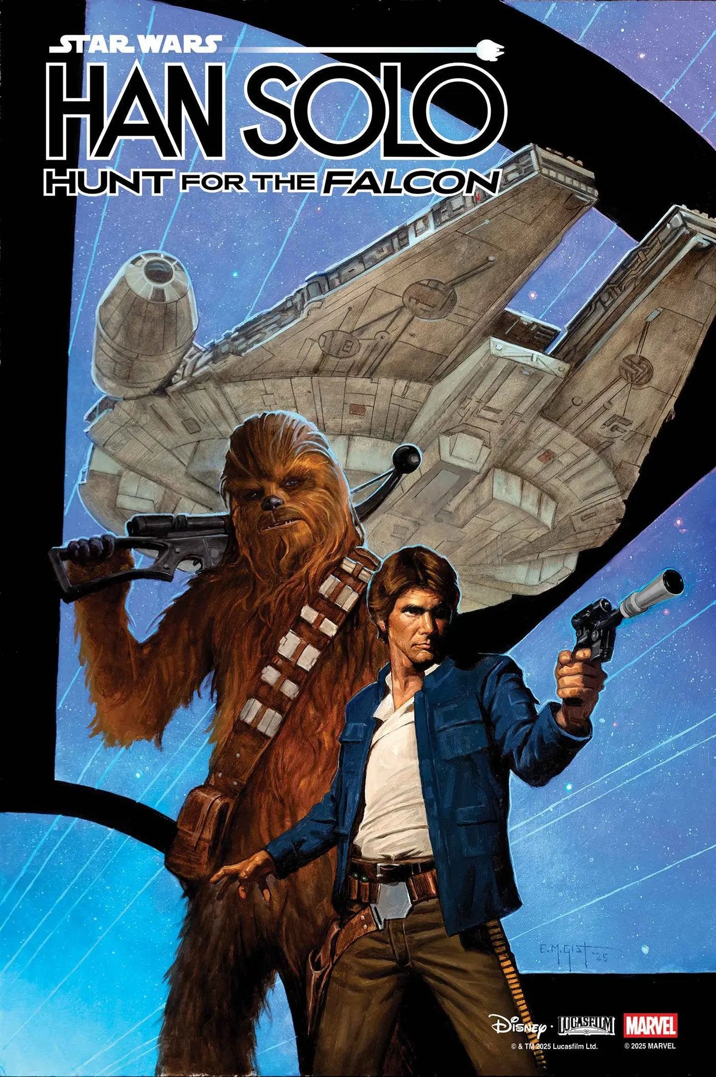 STAR WARS: HAN SOLO - HUNT FOR THE FALCON #4 E.M. GIST VARIANT Marvel
