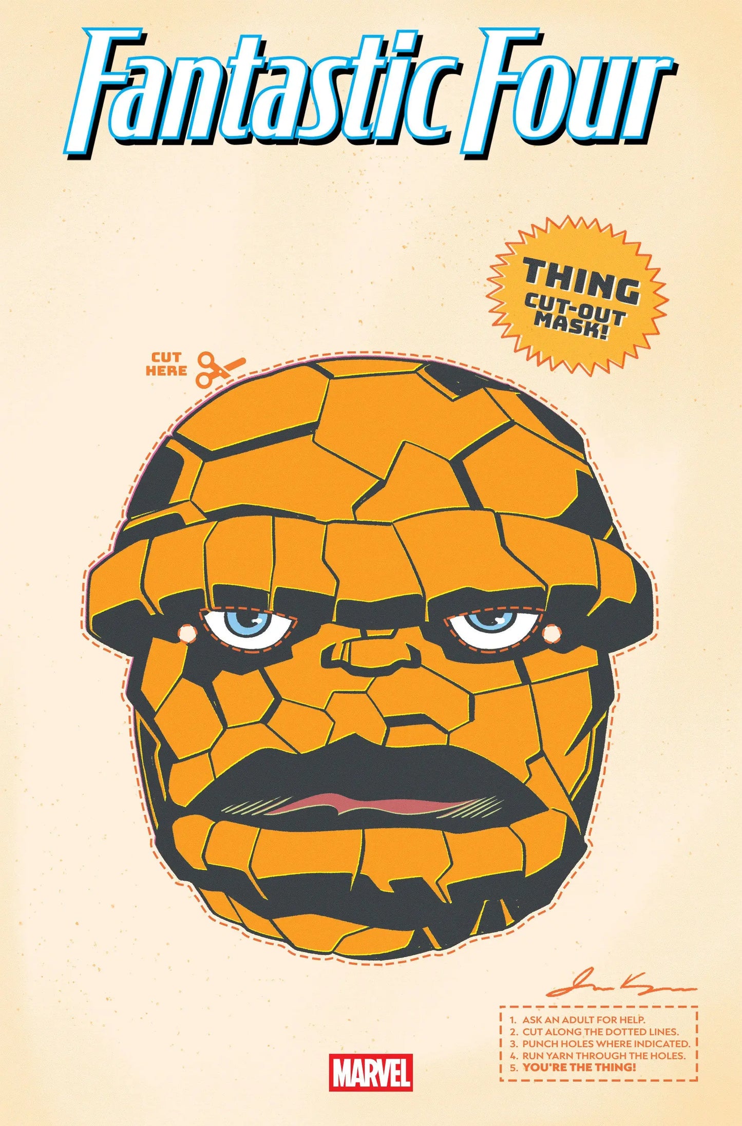 FANTASTIC FOUR #3 RETRO HALLOWEEN MASK VARIANT Marvel