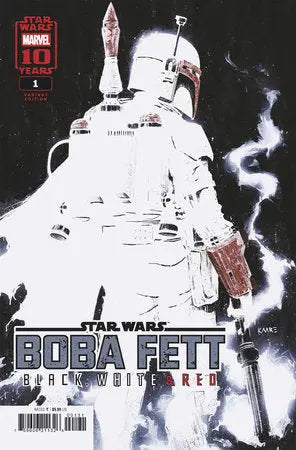 STAR WARS: BOBA FETT - BLACK, WHITE & RED #1 KAARE ANDREWS VARIANT Marvel