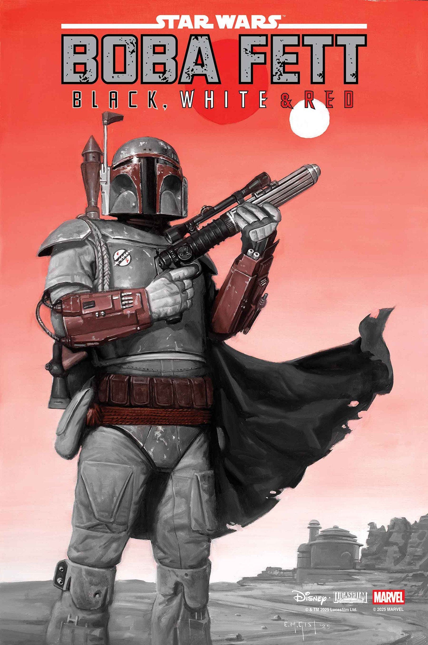 STAR WARS: BOBA FETT - BLACK, WHITE & RED #3 Marvel