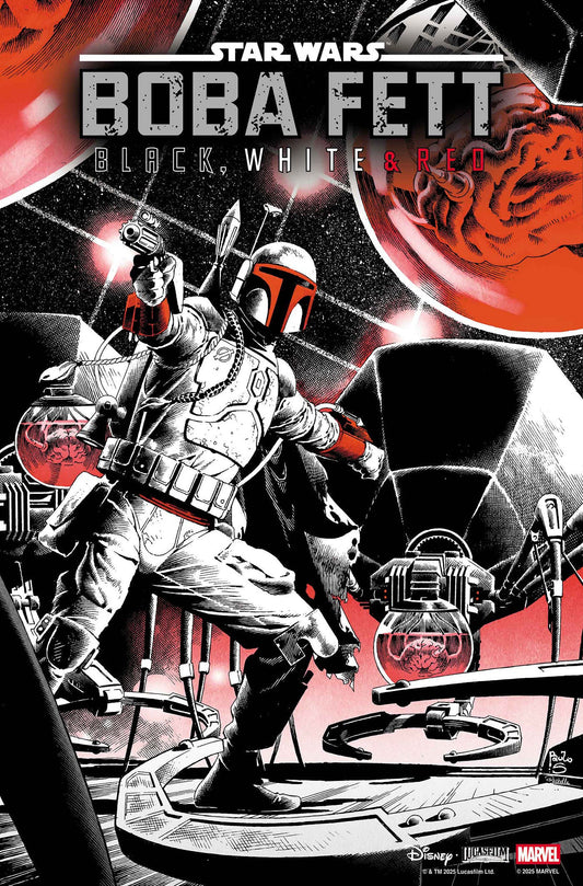 STAR WARS: BOBA FETT - BLACK, WHITE & RED #3 PAULO SIQUEIRA VARIANT Marvel