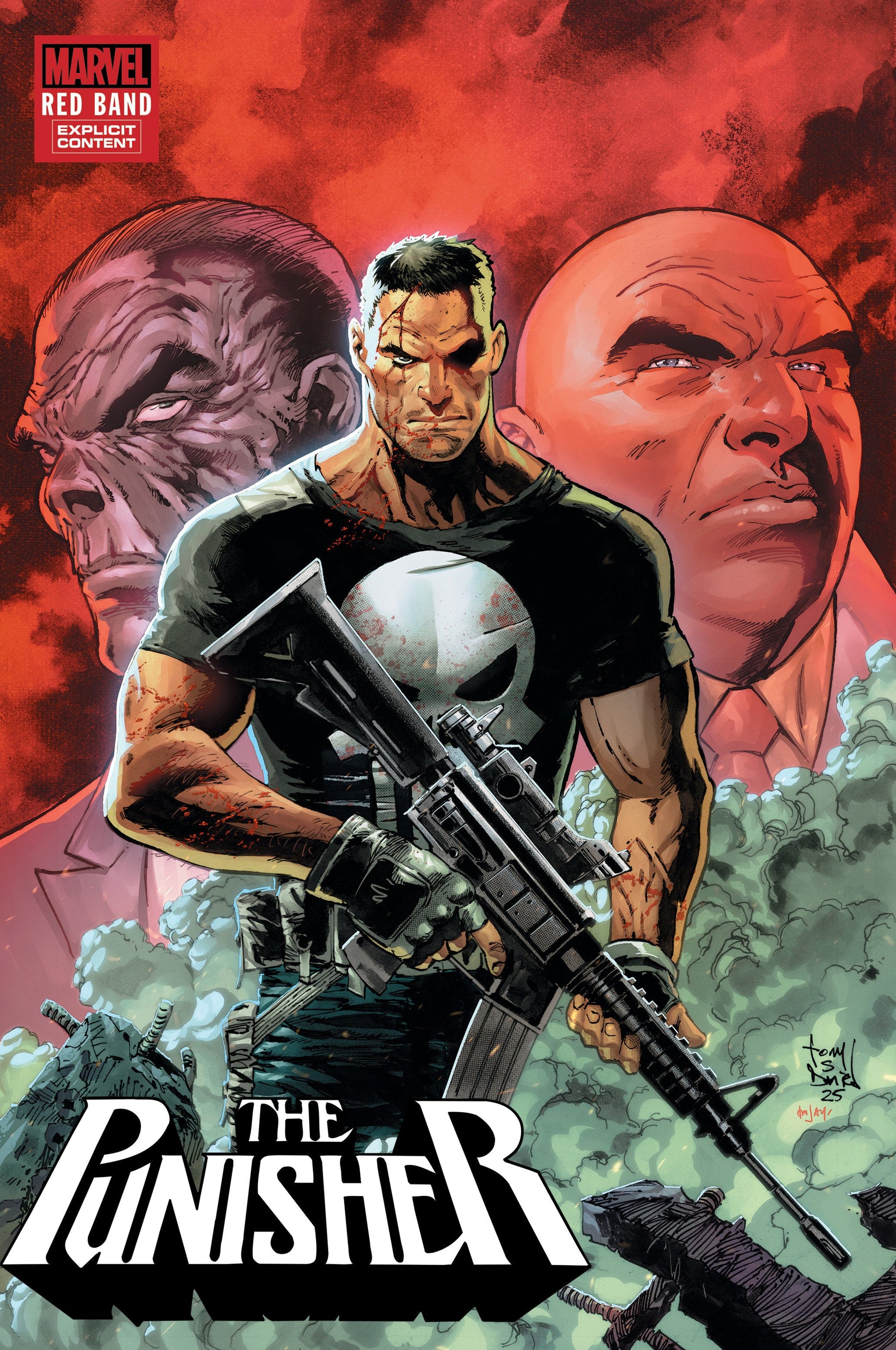 PUNISHER: RED BAND #3 TONY DANIEL INCENTIVE VARIANT [POLYBAGGED] 1:25 Marvel