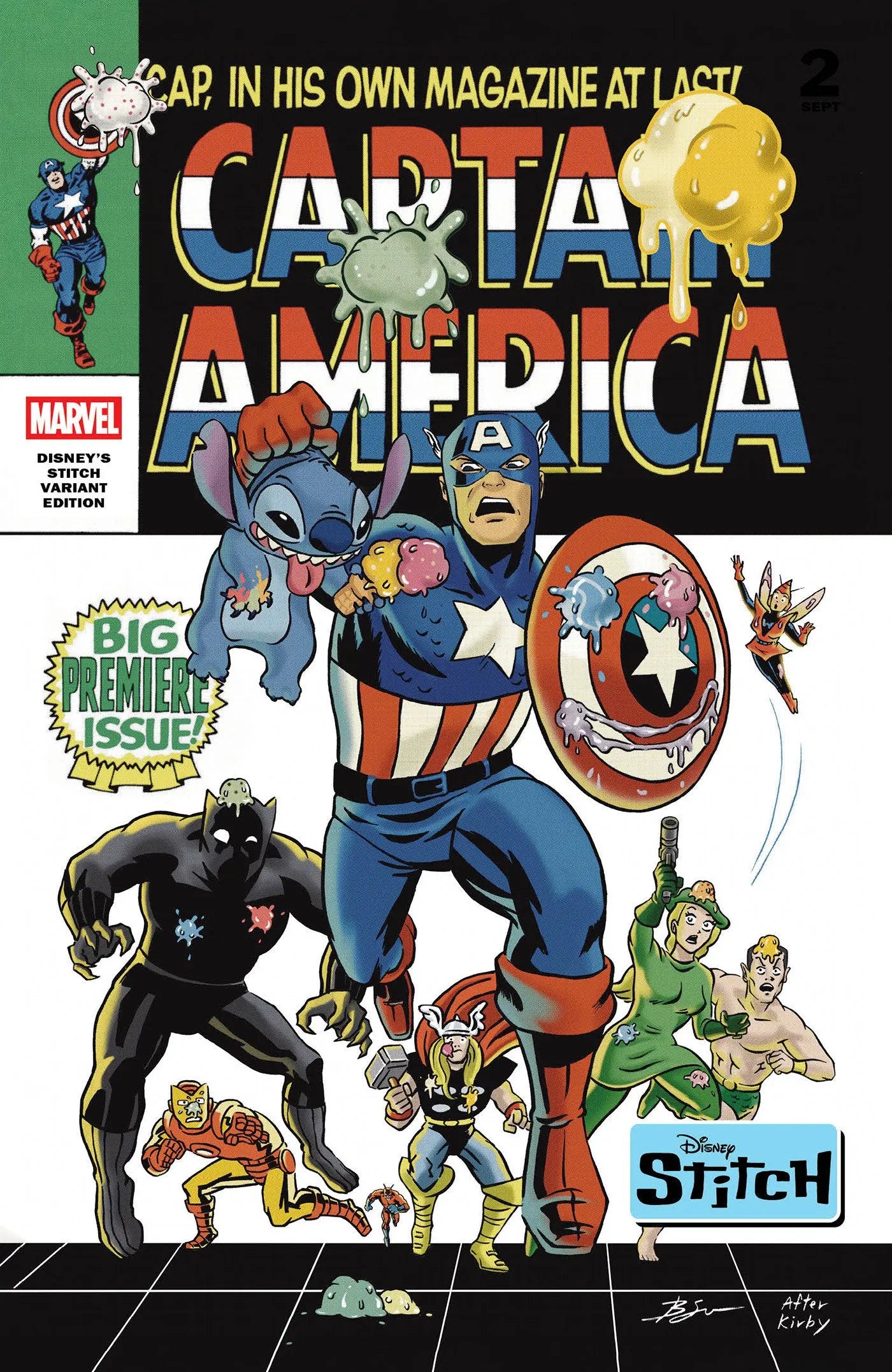 CAPTAIN AMERICA #3 BEN SU DISNEY STITCH VARIANT Marvel