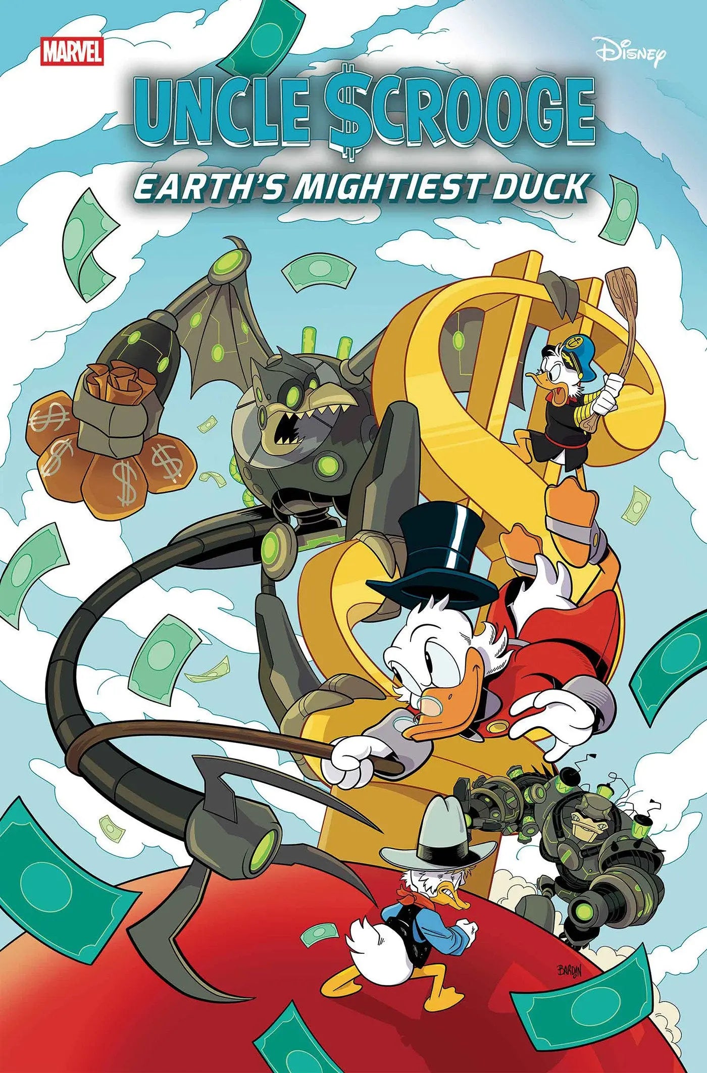 UNCLE SCROOGE: EARTH'S MIGHTIEST DUCK #3 DAVE BARDIN INCENTIVE VARIANT 1:25 Marvel