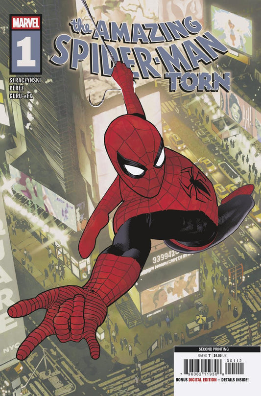 AMAZING SPIDER-MAN: TORN #1 ADAM HUGHES 2ND PRINTING VARIANT Marvel