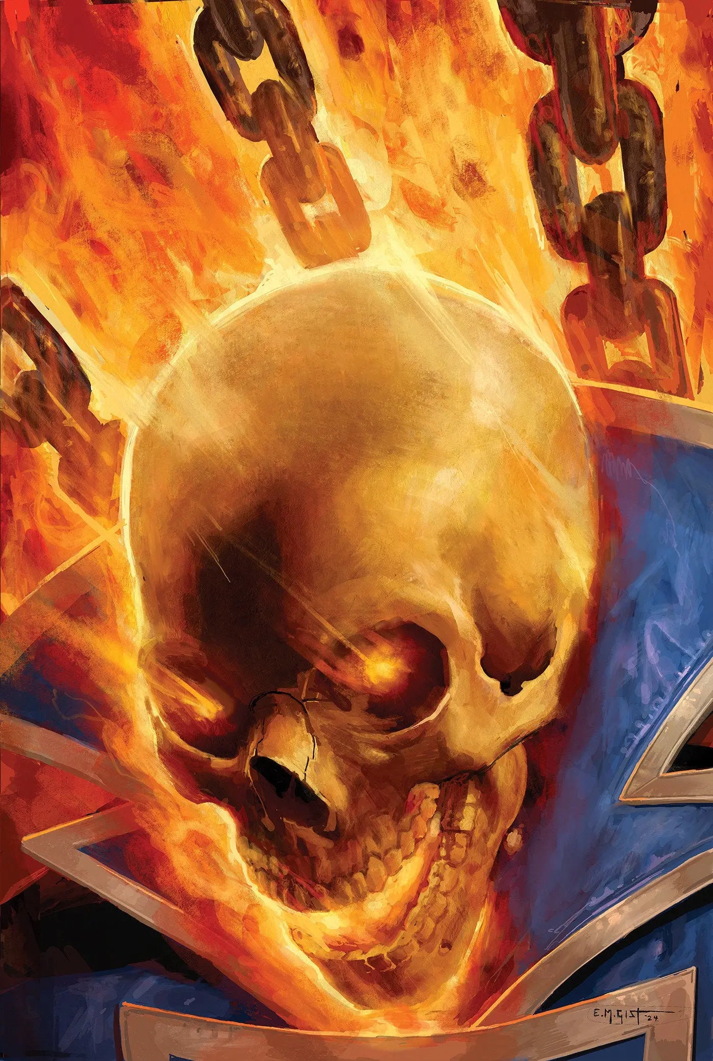 SPIRITS OF VIOLENCE #1 E.M. GIST VIRGIN INCENTIVE VARIANT 1:50 Marvel