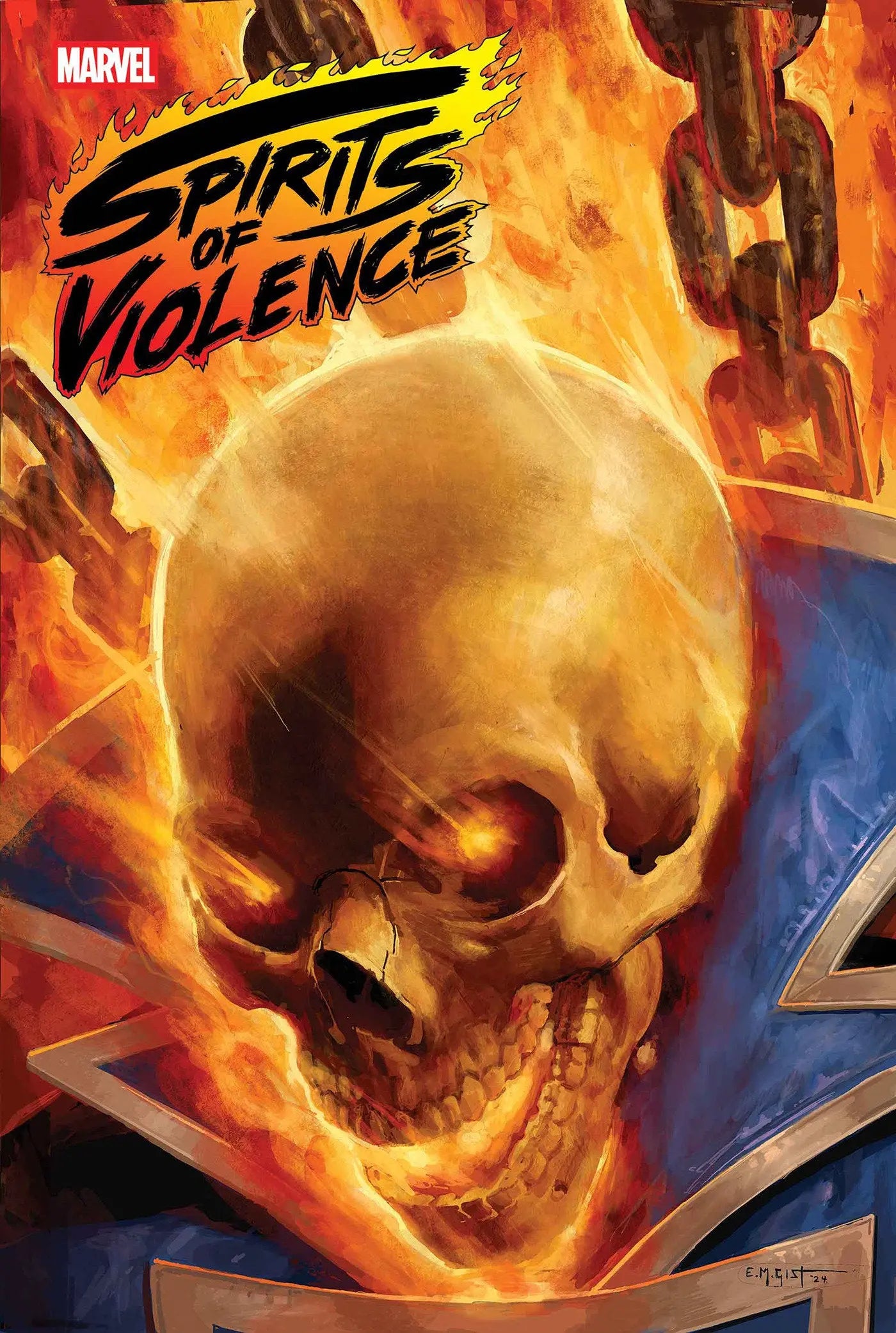 SPIRITS OF VIOLENCE #1 E.M. GIST VARIANT Marvel