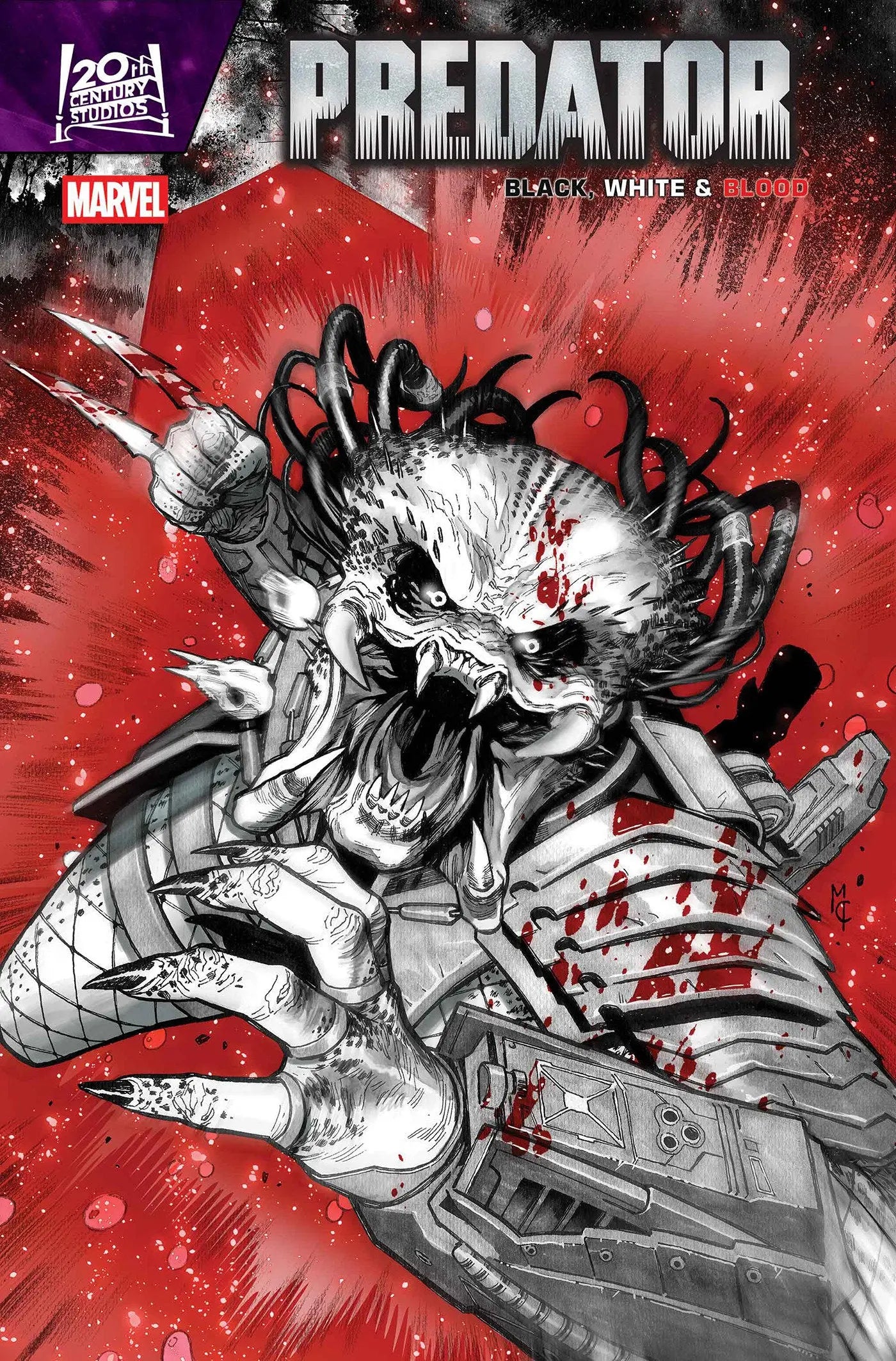 PREDATOR: BLACK, WHITE & BLOOD #3 Marvel