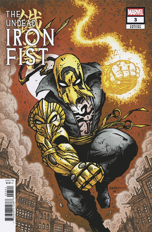 THE UNDEAD IRON FIST #3 KEVIN EASTMAN VARIANT Marvel