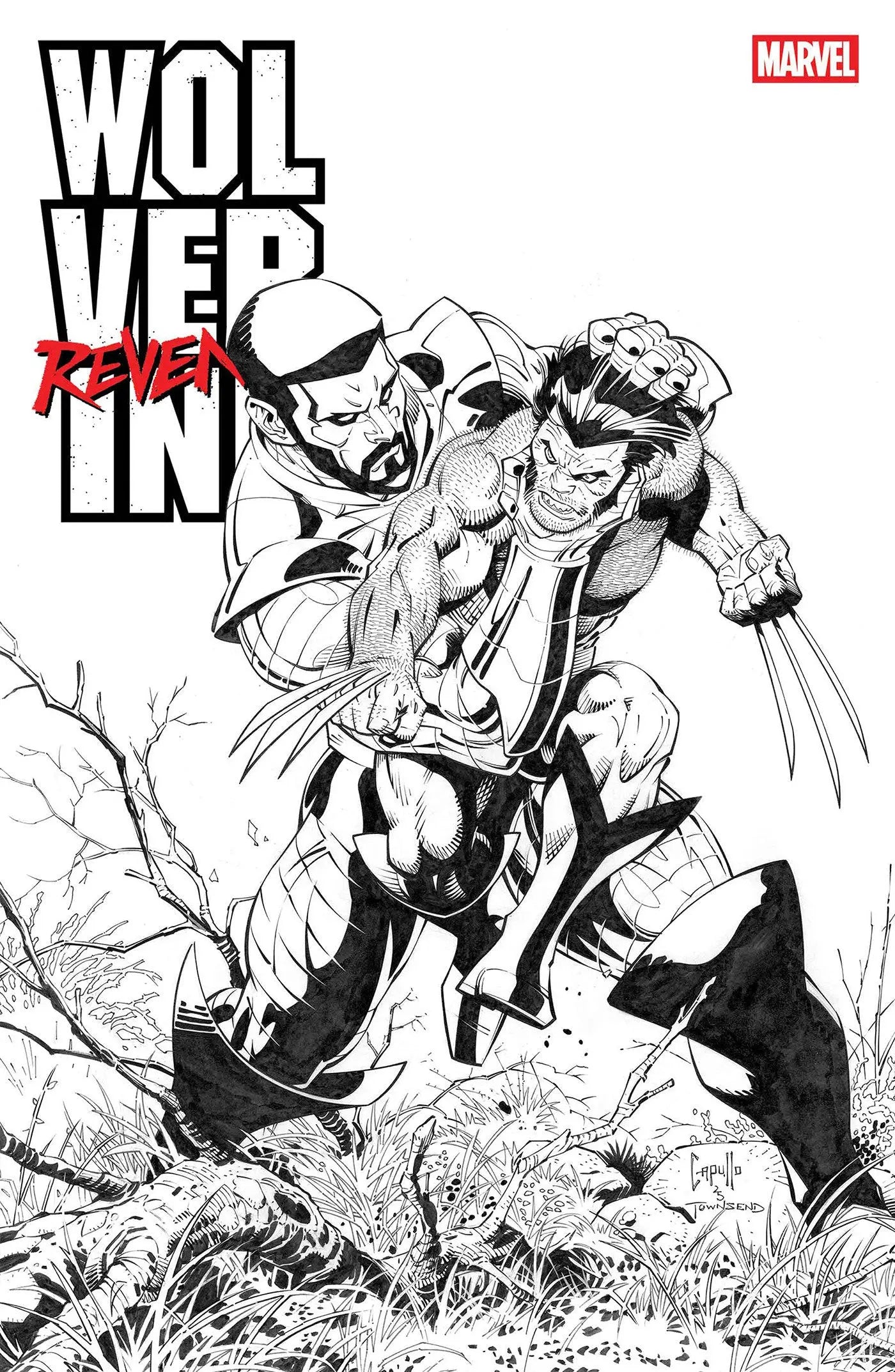 WOLVERINE: REVENGE - RED BAND: RAW - BLACK & WHITE EDITION #3 [POLYBAGGED] Marvel