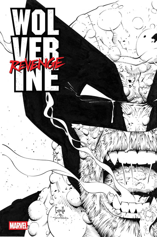 WOLVERINE: REVENGE - RED BAND: RAW - BLACK & WHITE EDITION #4 [POLYBAGGED] Marvel