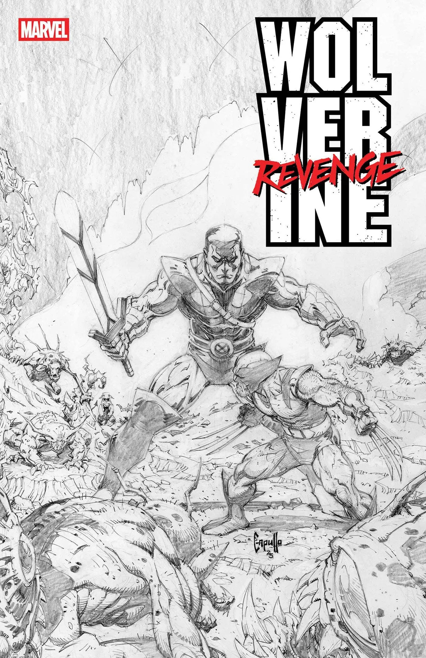 WOLVERINE: REVENGE - RED BAND: RAW - BLACK & WHITE EDITION #5 [POLYBAGGED] Marvel