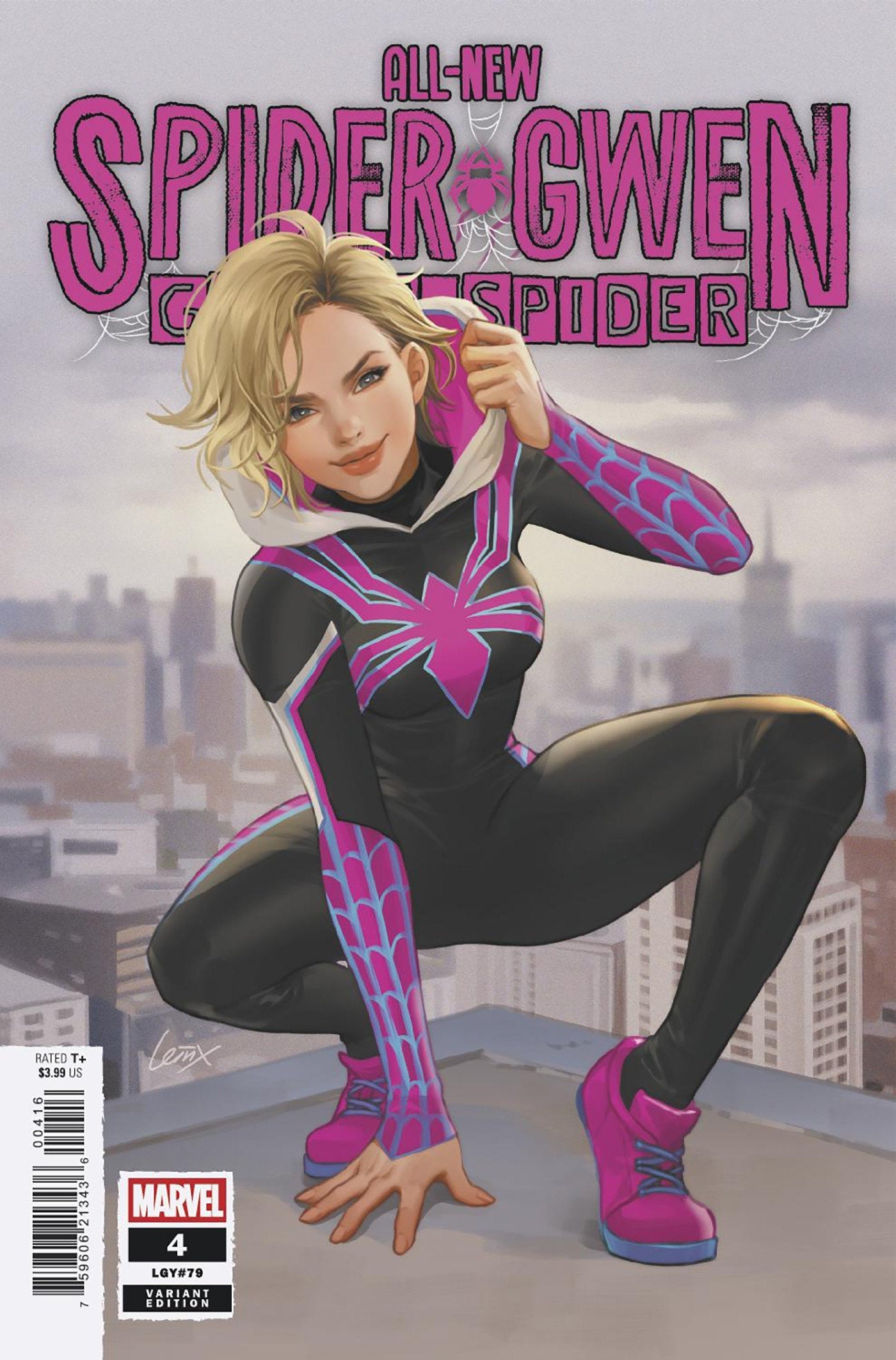 ALL-NEW SPIDER-GWEN: THE GHOST-SPIDER #4 LEIRIX INCENTIVE VARIANT 1:25 Marvel