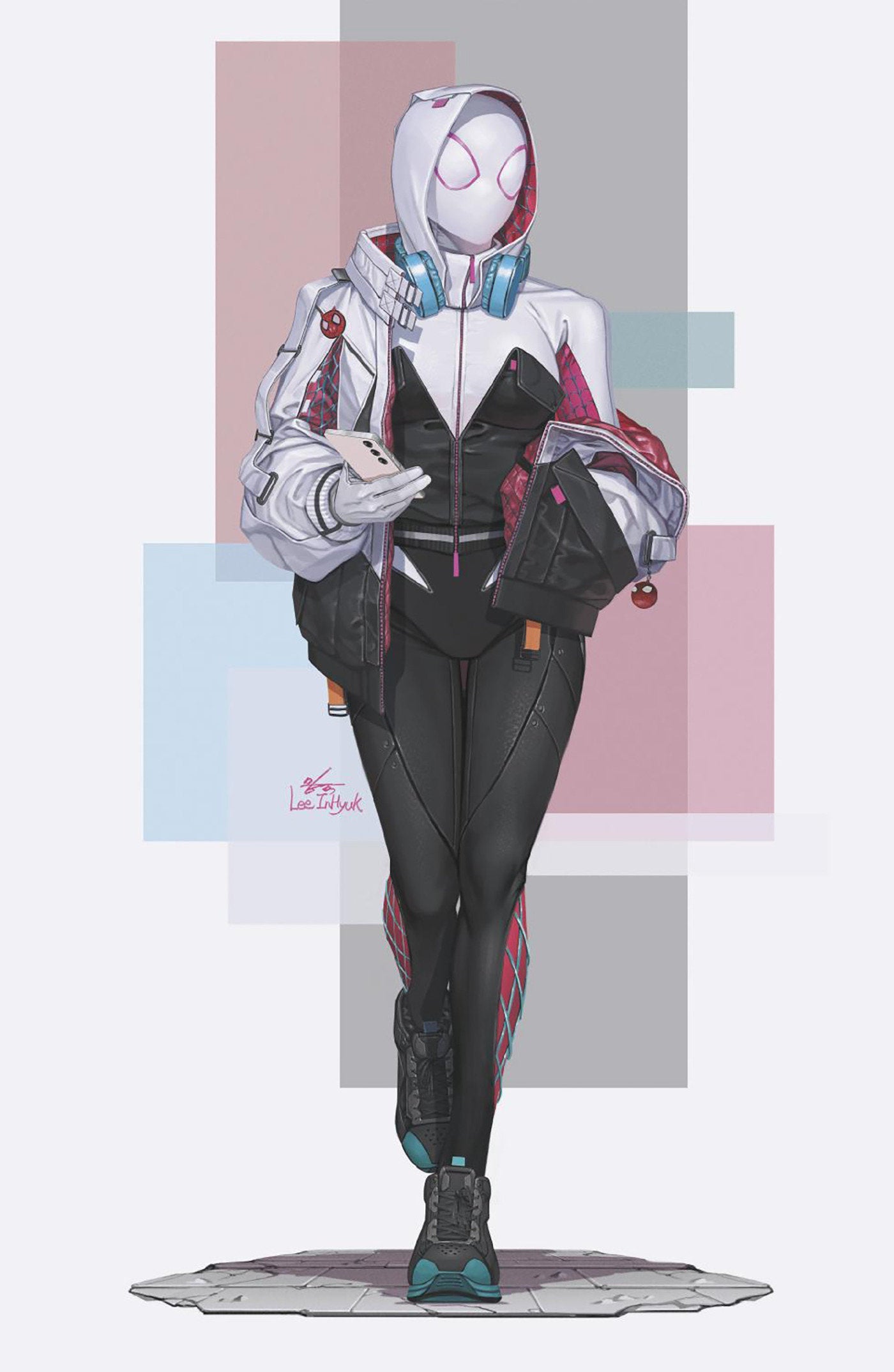 ALL-NEW SPIDER-GWEN: THE GHOST-SPIDER #4 INHYUK LEE STREET-VERSE INCENTIVE VIRGIN VARIANT 1:50 Marvel