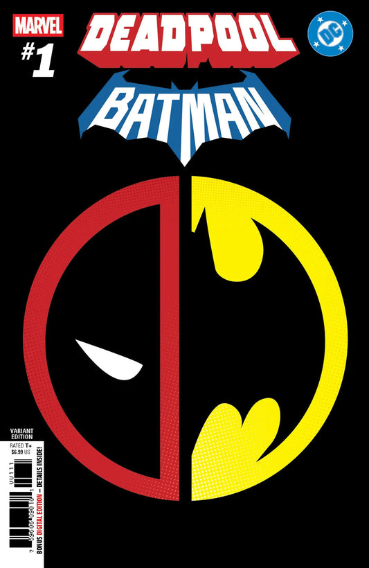 MARVEL/DC: DEADPOOL/BATMAN #1 INSIGNIA MASHUP VARIANT Marvel