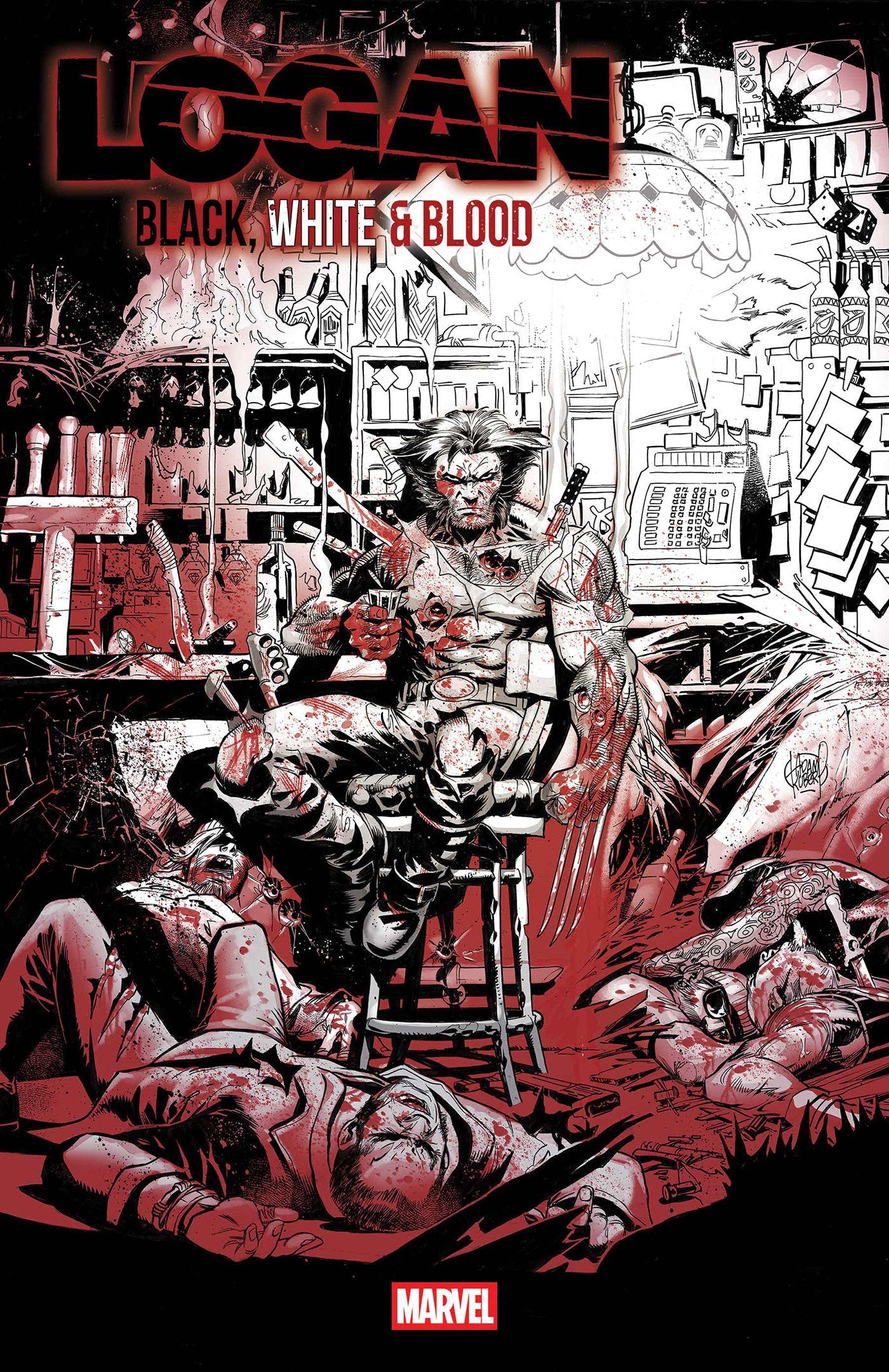 LOGAN: BLACK, WHITE & BLOOD #1 ADAM KUBERT VARIANT Marvel
